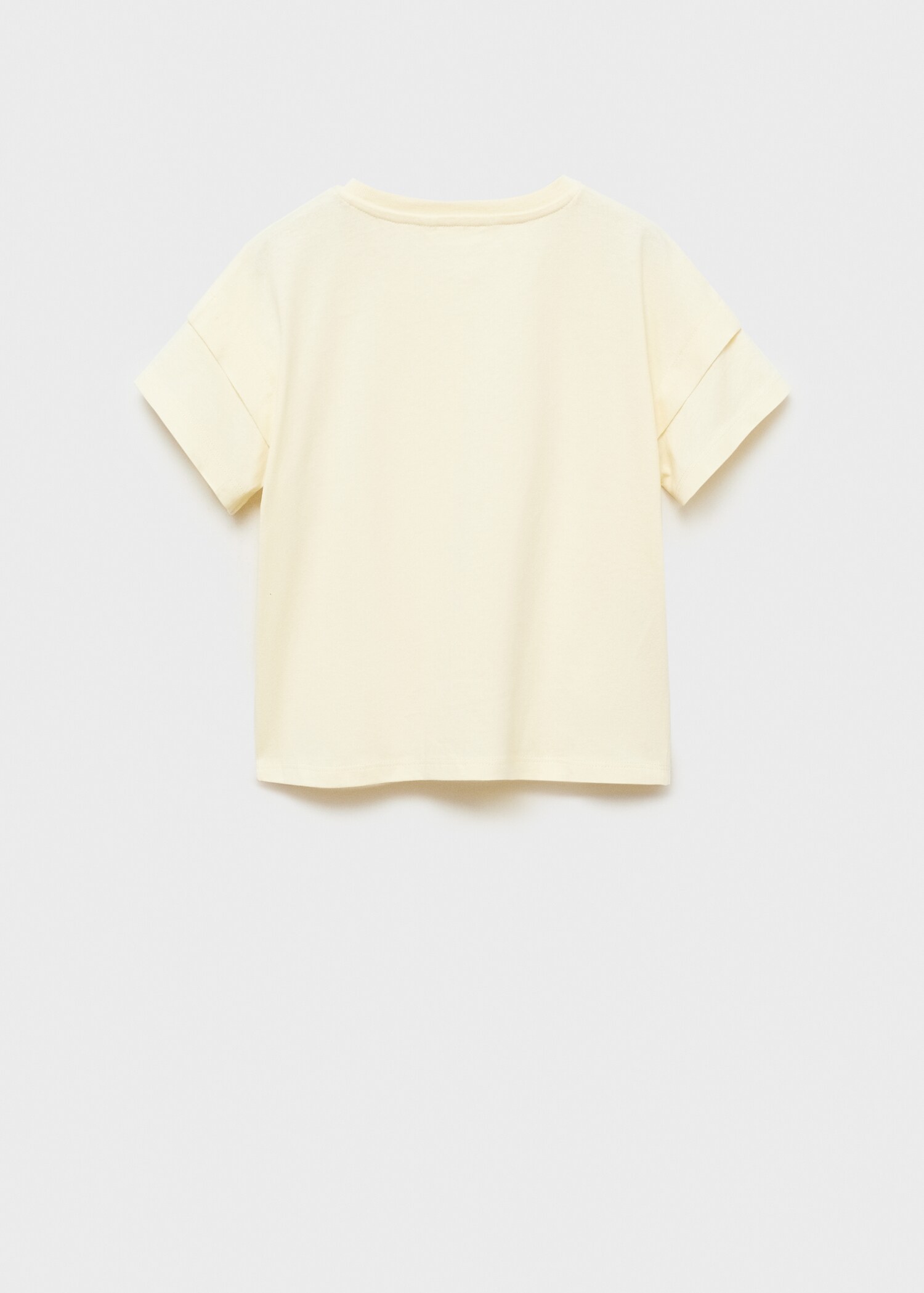 T-shirt coton détail nœud - Verso de l’article