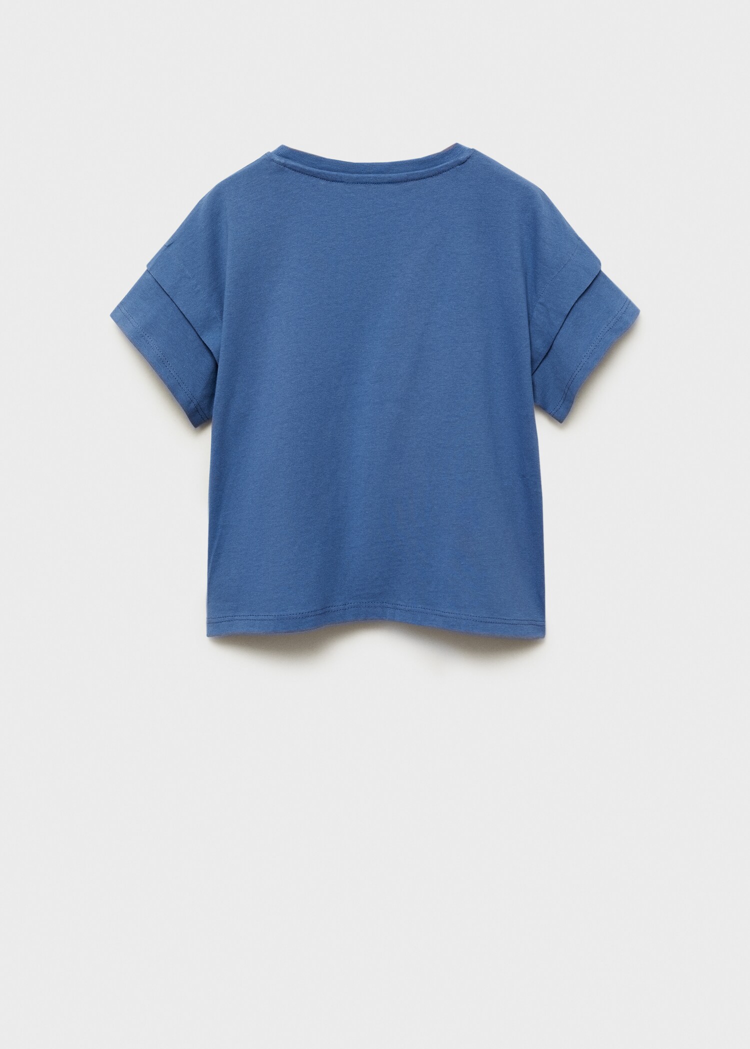Cotton t-shirt with knot detail - Reverse of the article