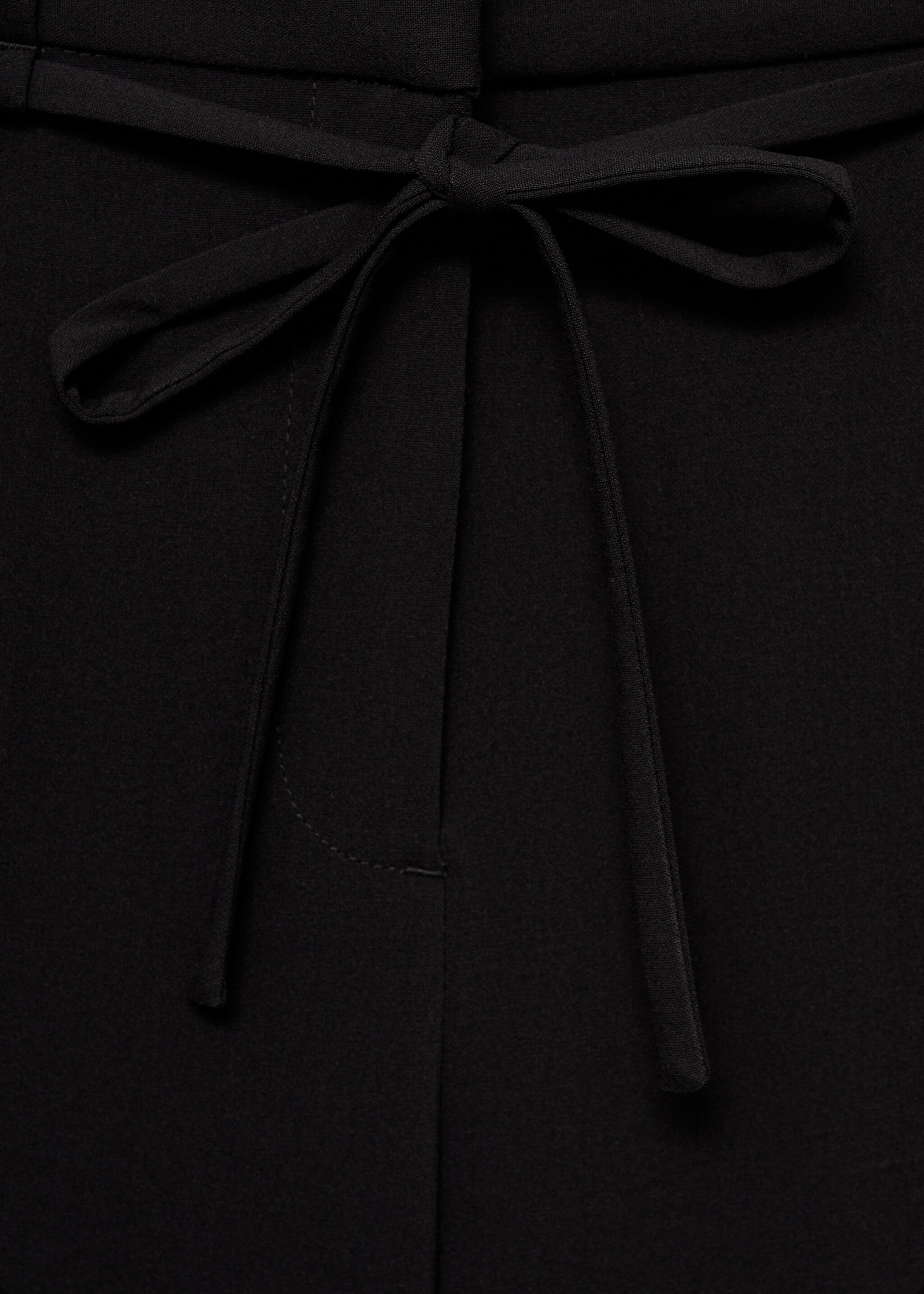 Pantalón traje recto lazo - Detalle del artículo 0