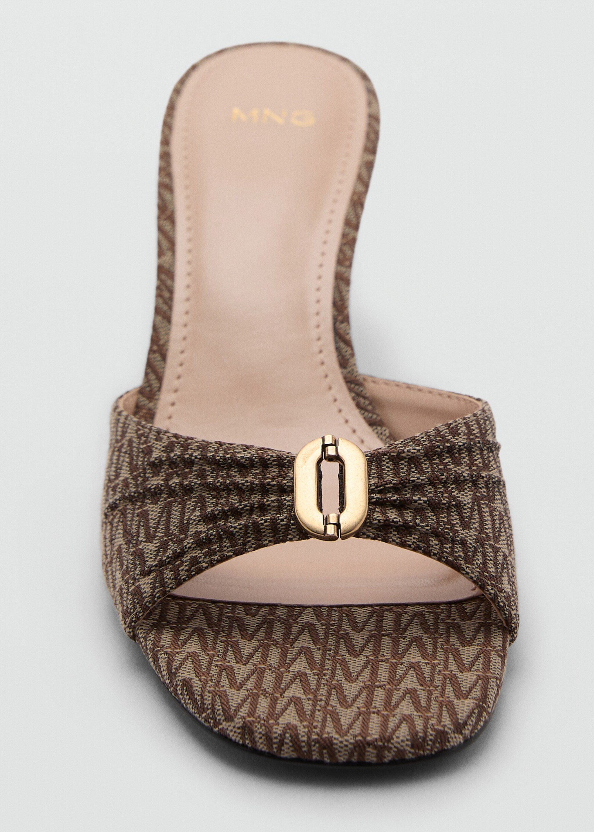 Heeled sandals with metallic detail - Details of the article 3