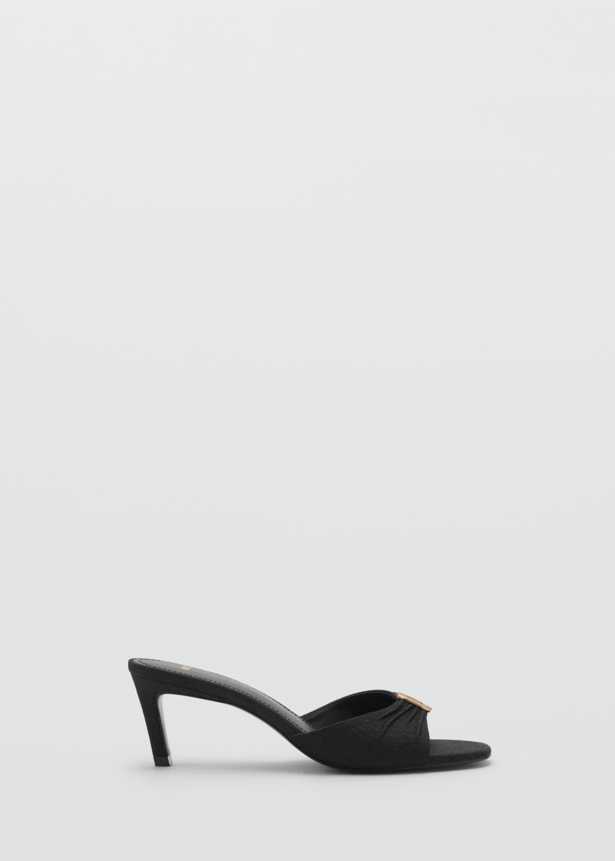 Heeled sandals with metallic detail - Article without model