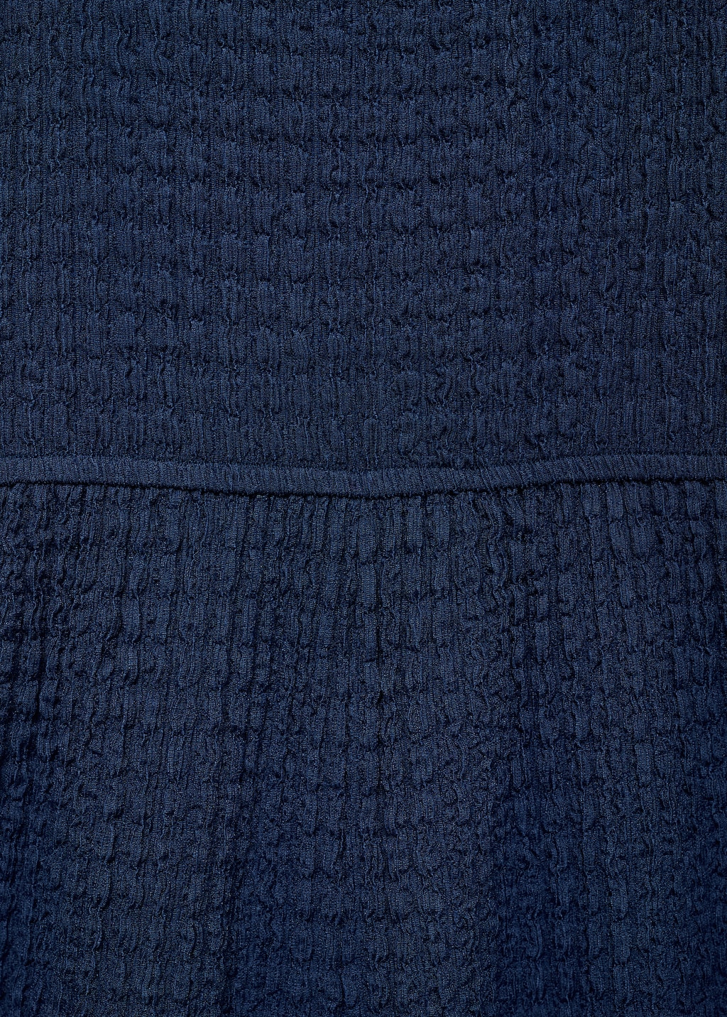 Textured long jumpsuit