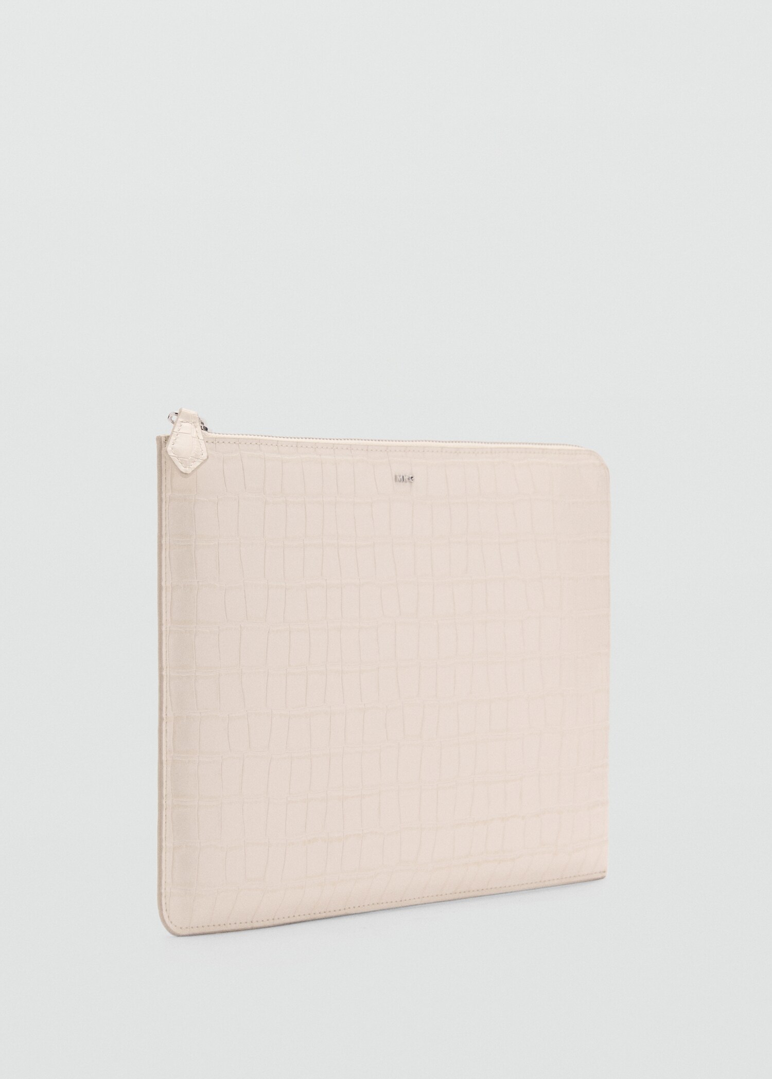Housse ordinateur portable simili-cuir  effet croco - Plan moyen