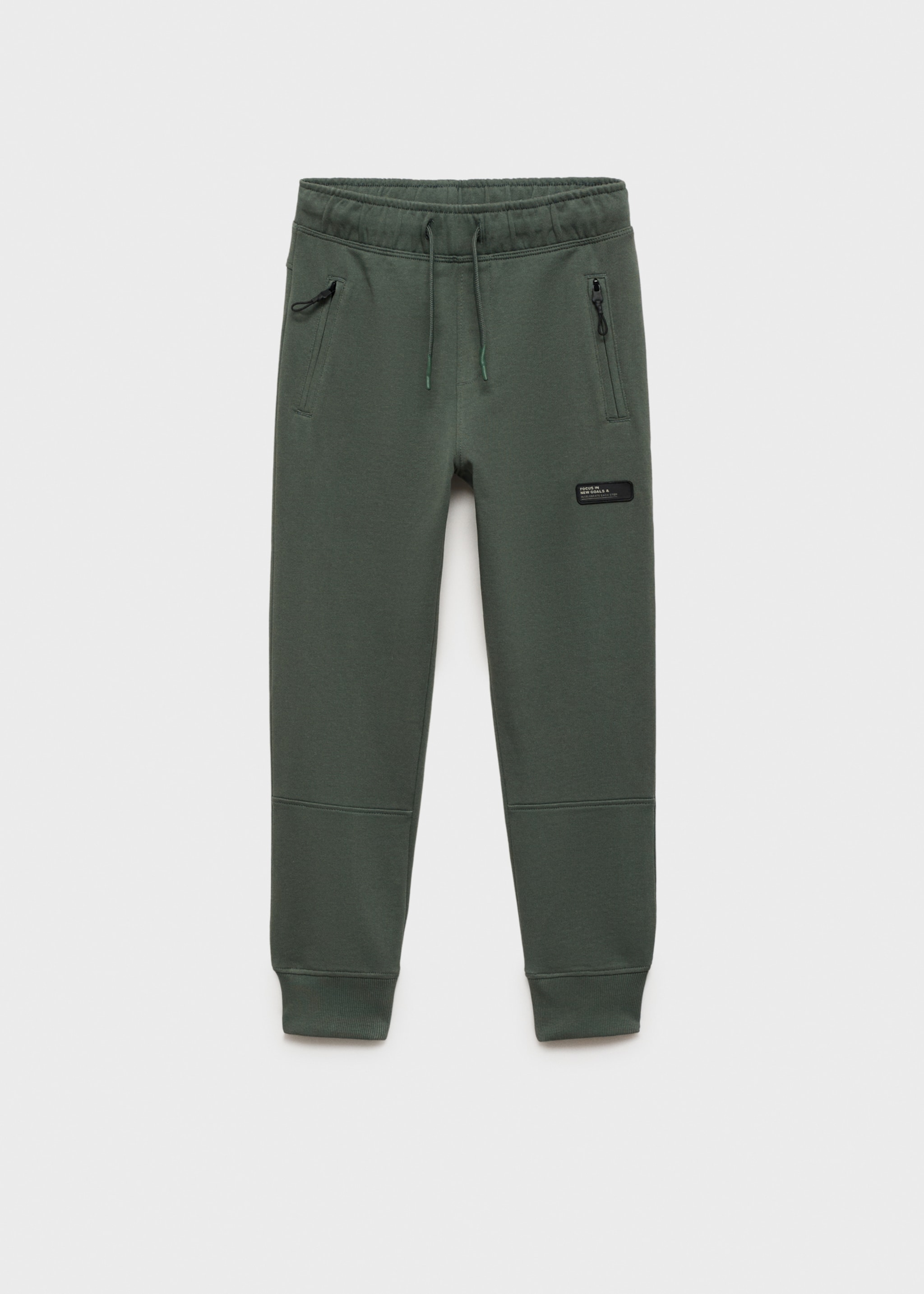 Cotton jogger-style trousers - Article without model