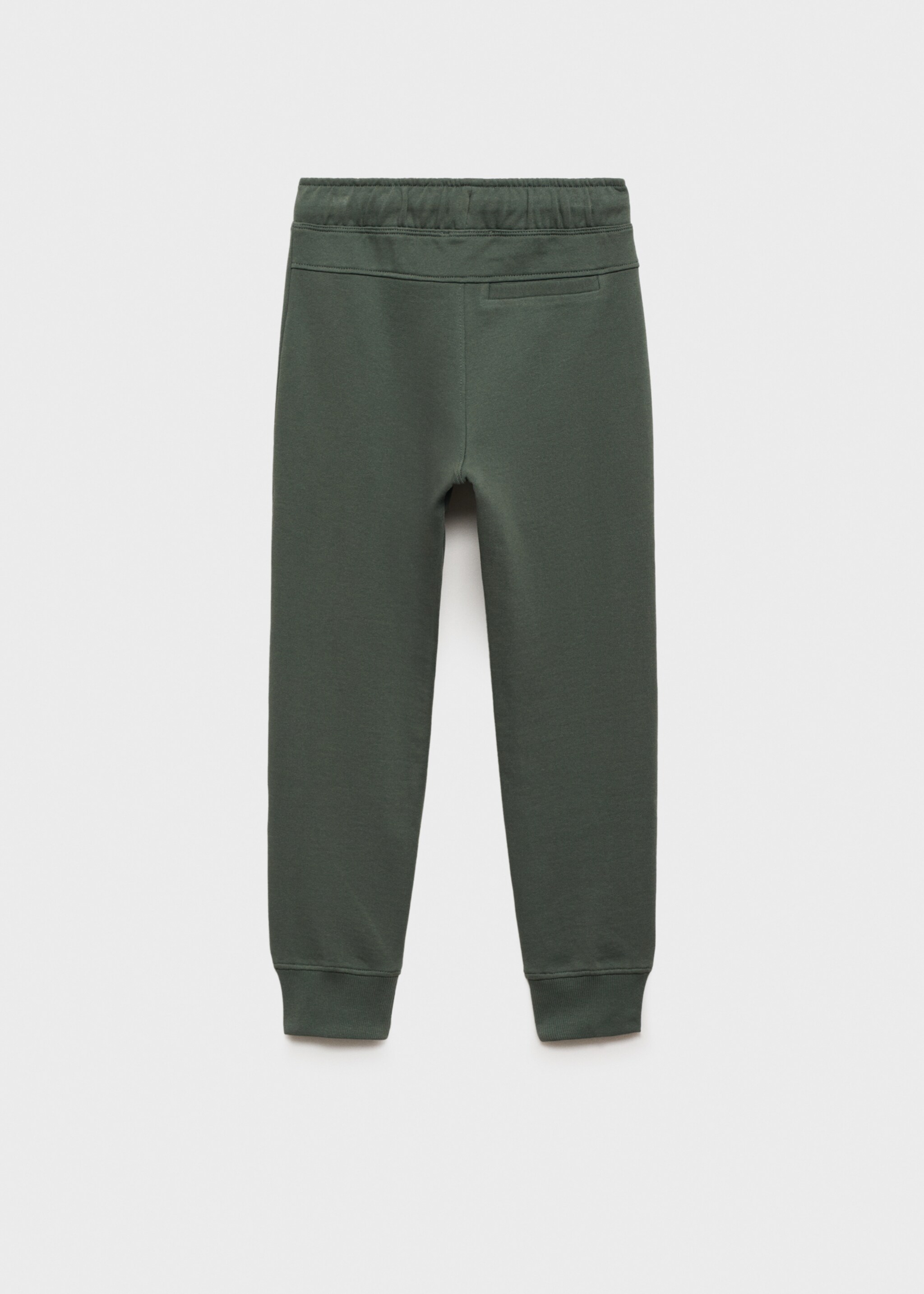 Cotton jogger-style trousers - Reverse of the article