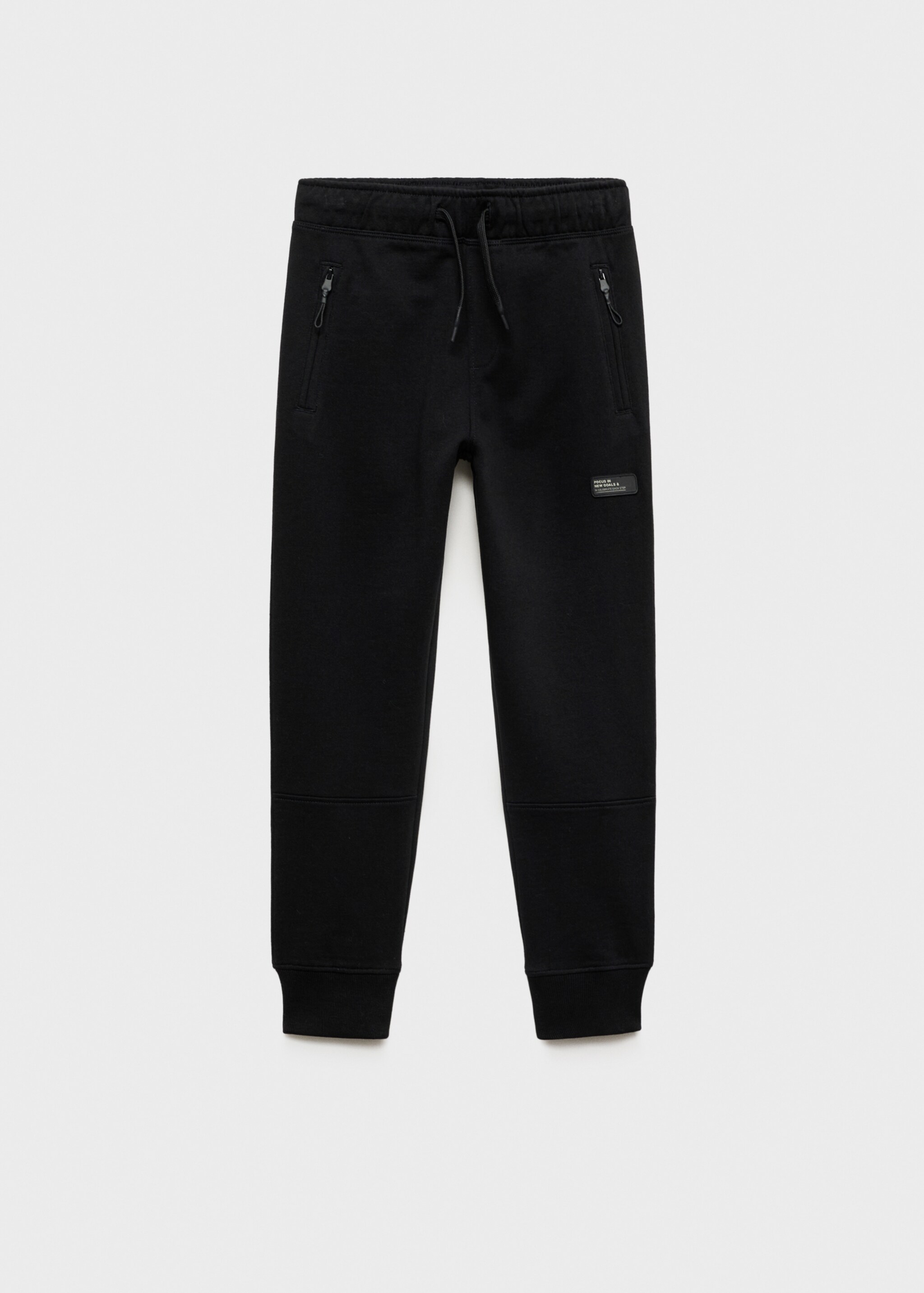 Cotton jogger-style trousers - Article without model