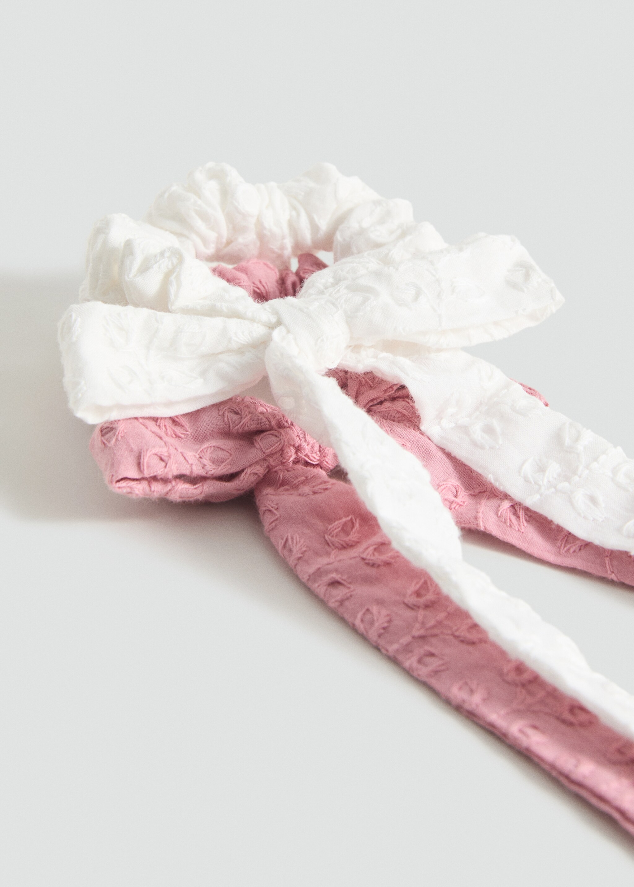 2 pack bow hair ties - Medium plane