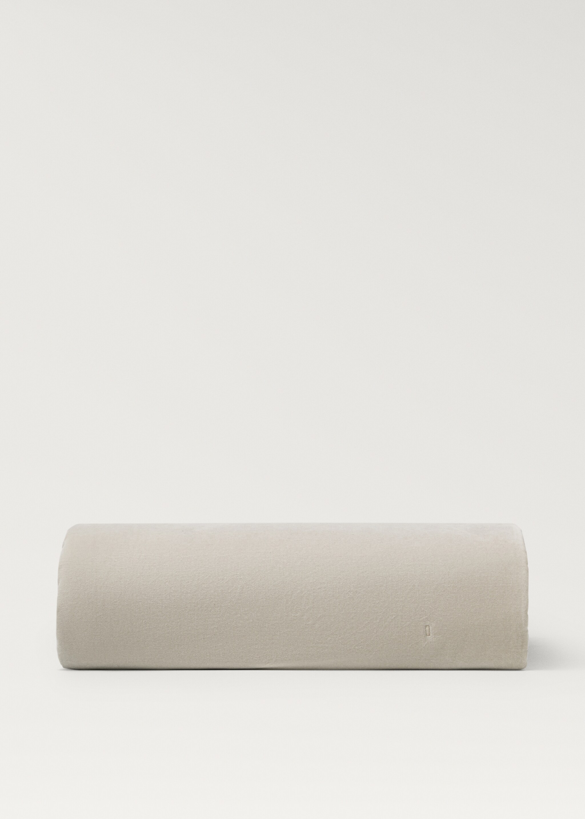 Garment-dyed cotton velvet cot duvet cover - Article without model