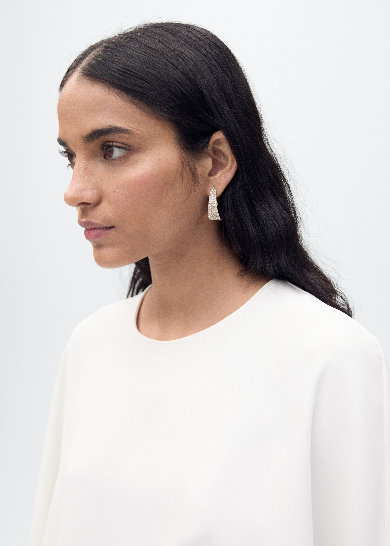 Asymmetrisches Cape mit Rundhals - Detail des Artikels 1
