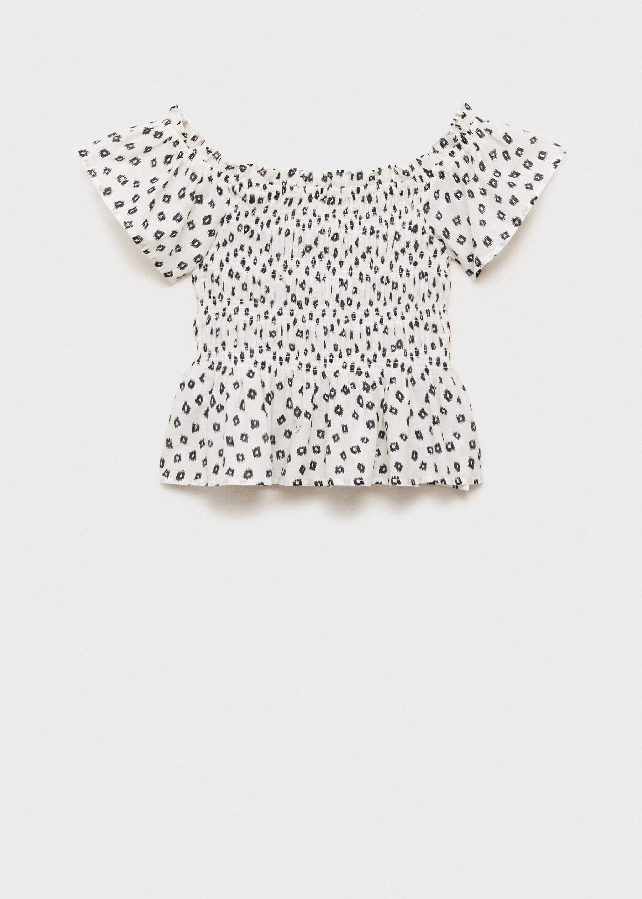 Ruffles printed blouse - Article without model