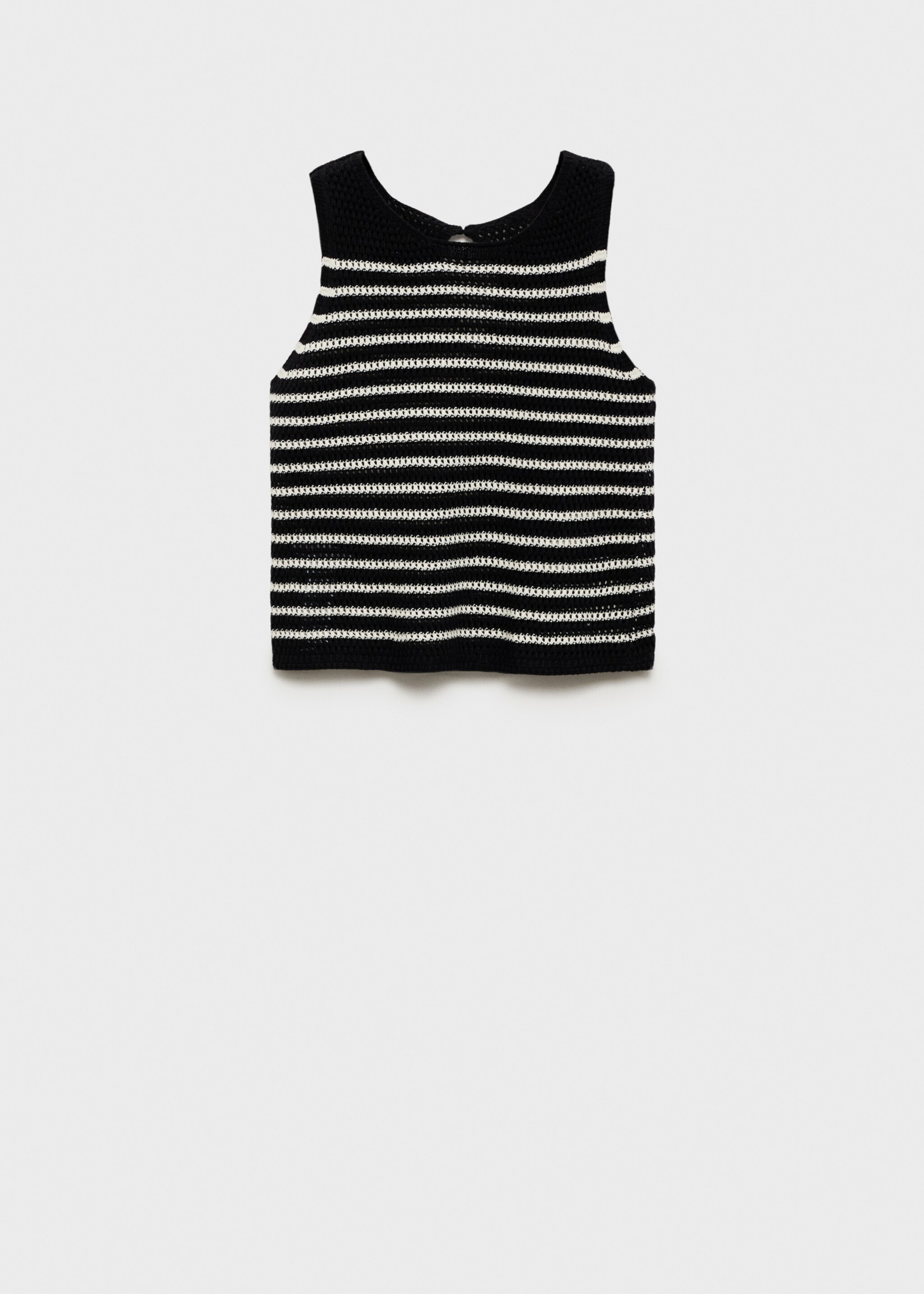 Top maglia righe - Articolo senza modello