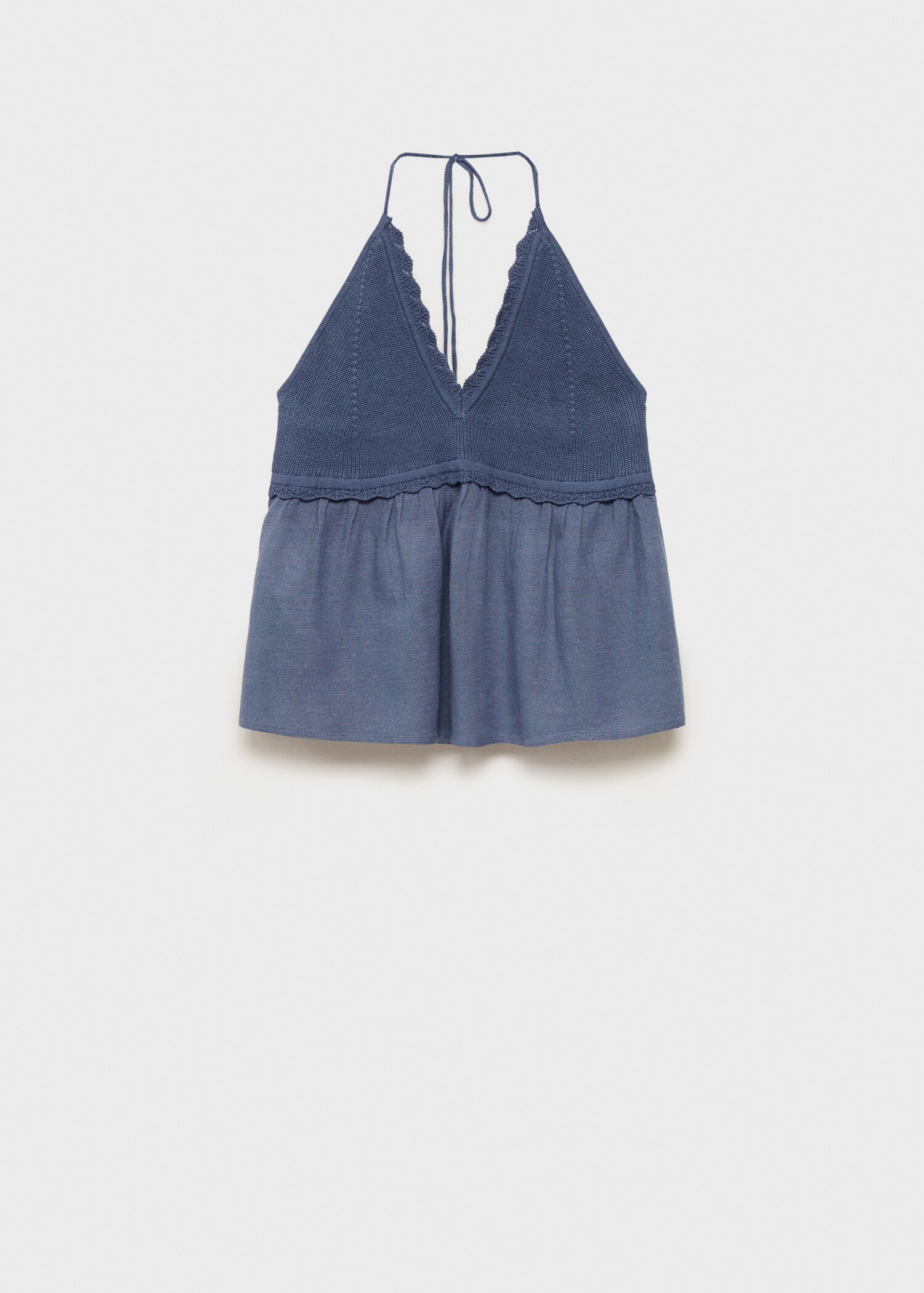 Top punto cuello pico - Artículo sin modelo