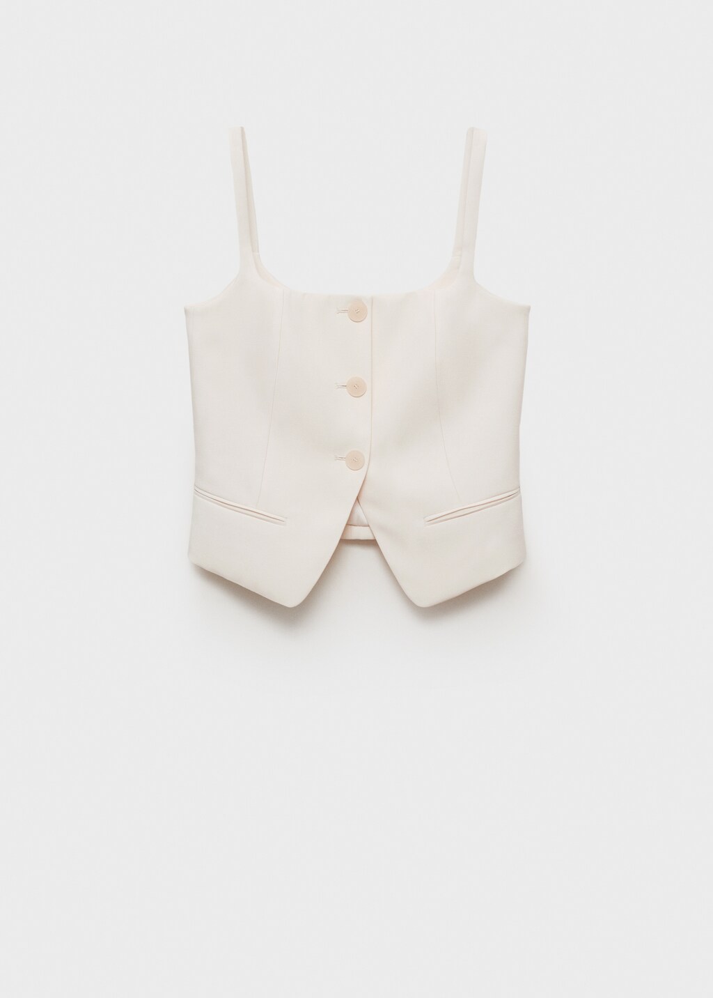 Suit vest with open back - image 2