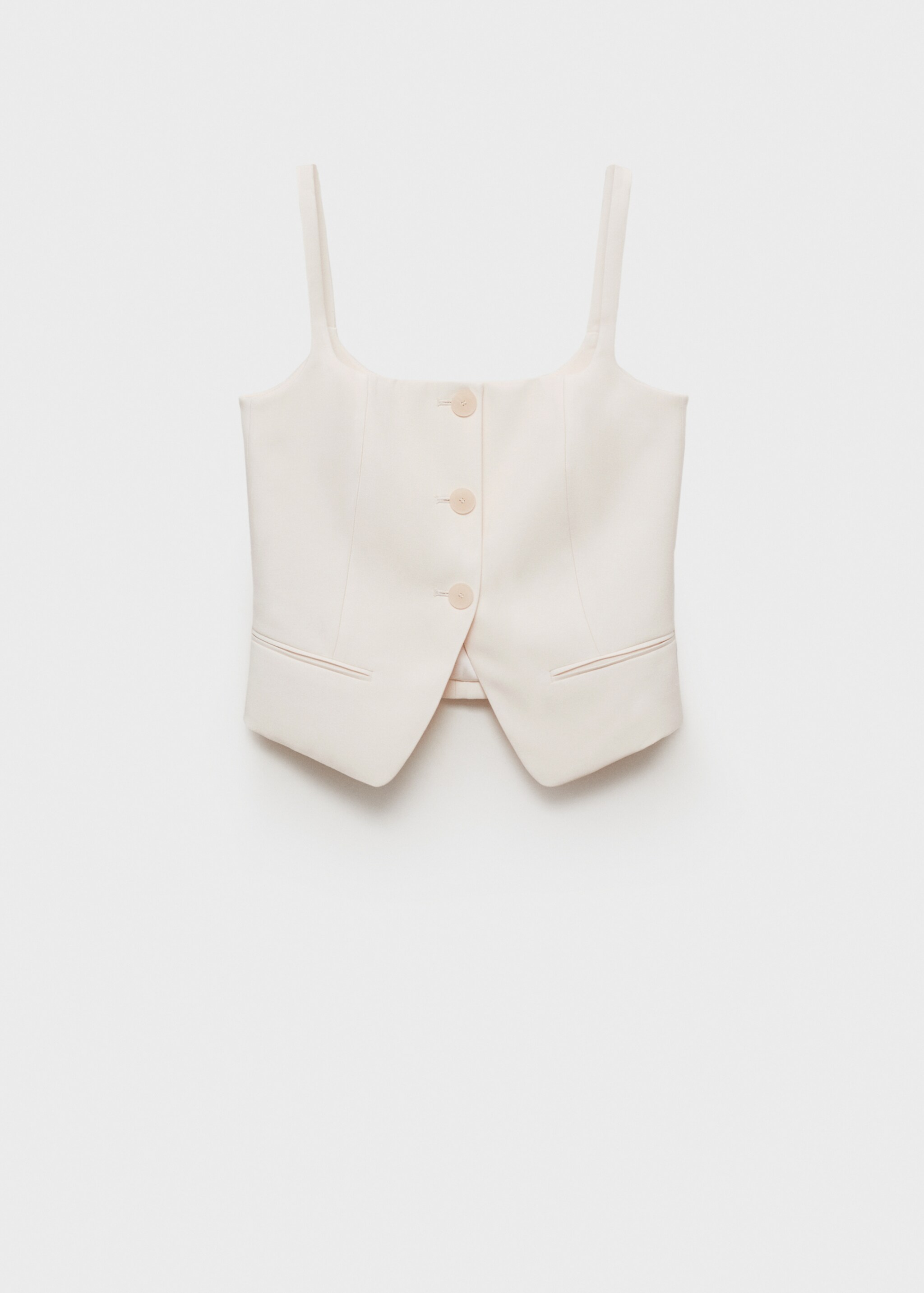 Chaleco traje espalda abierta - Artículo sin modelo