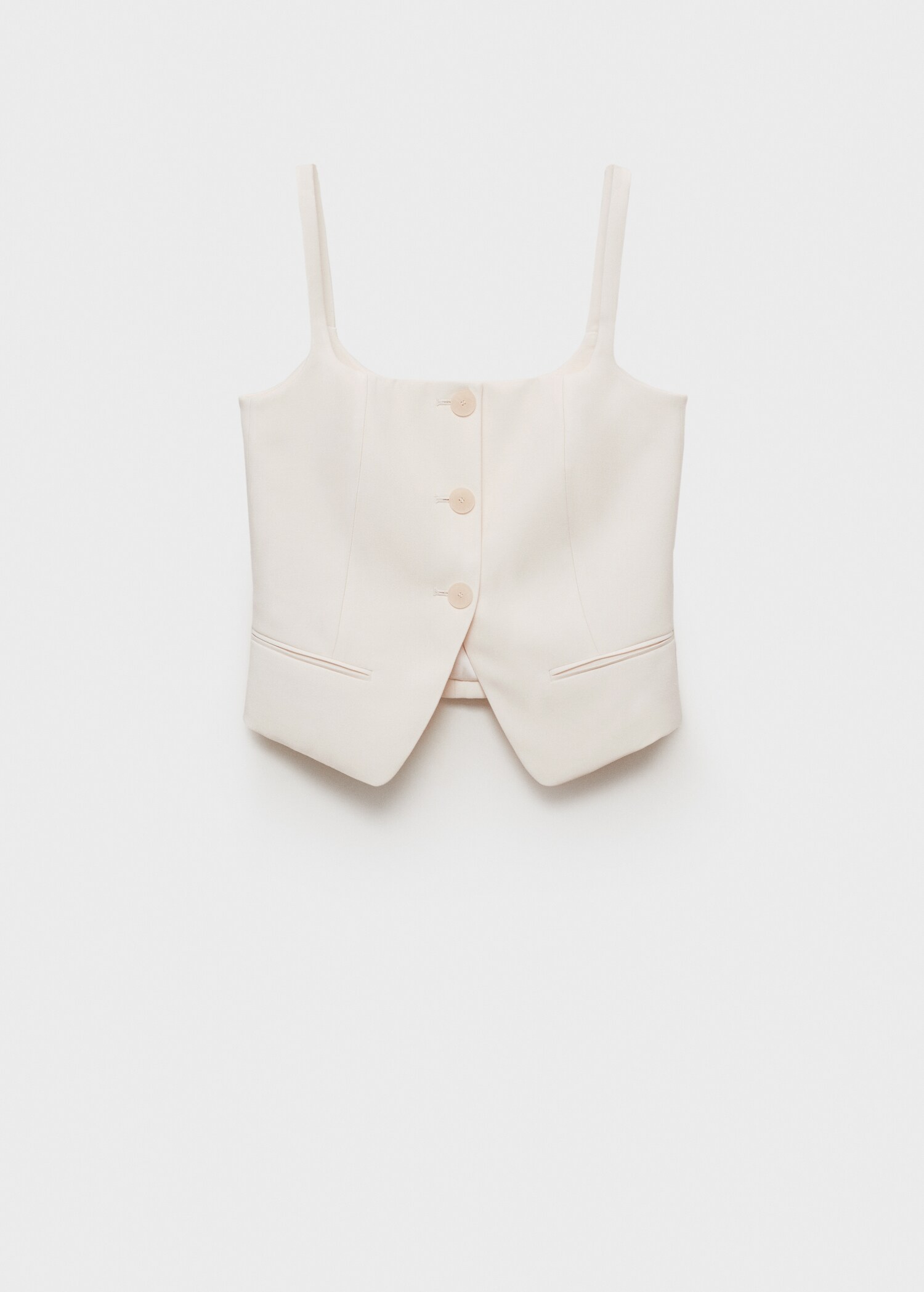 Chaleco traje espalda abierta - Artículo sin modelo