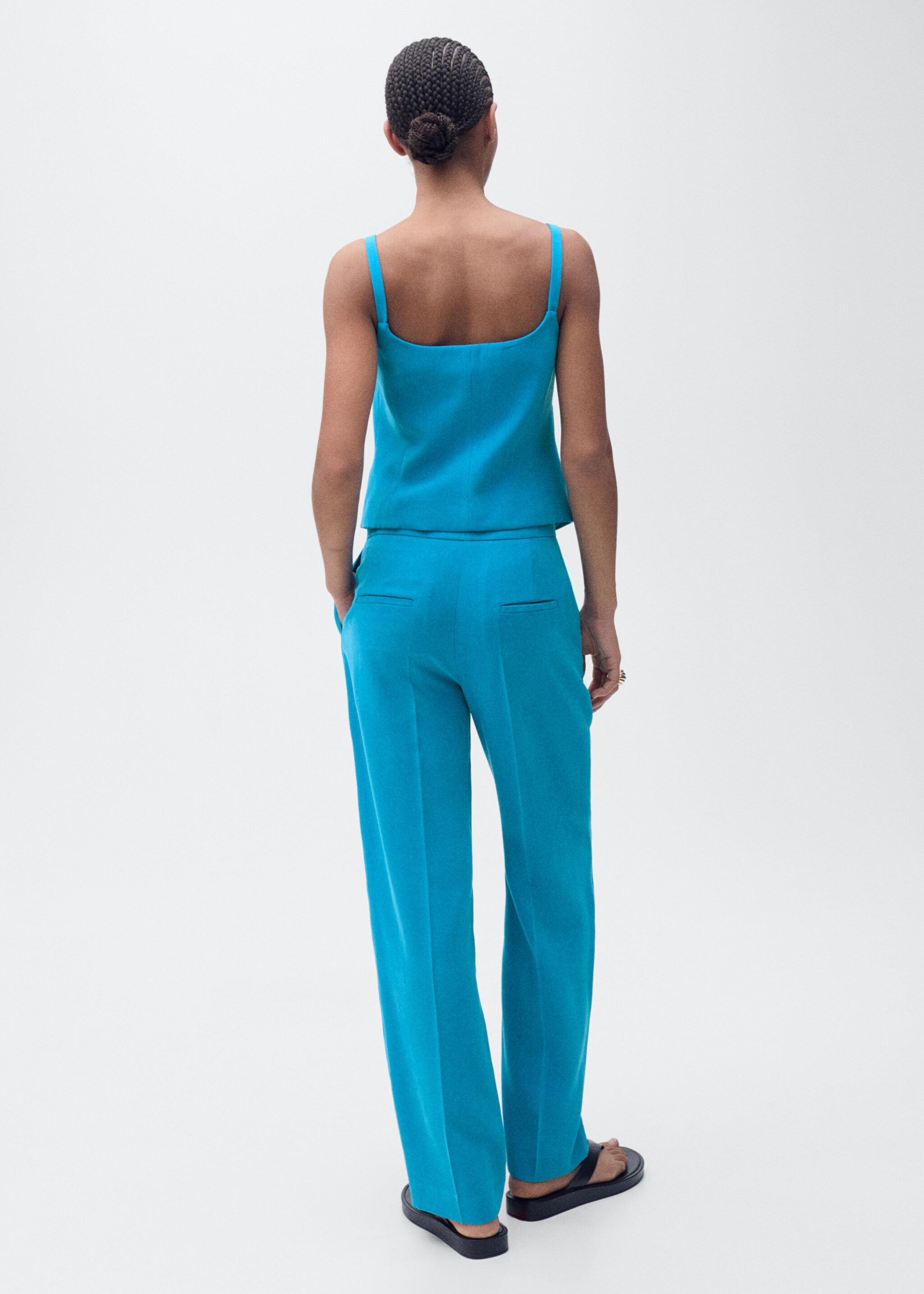 Suit waistcoat with open back - Reverse of the article