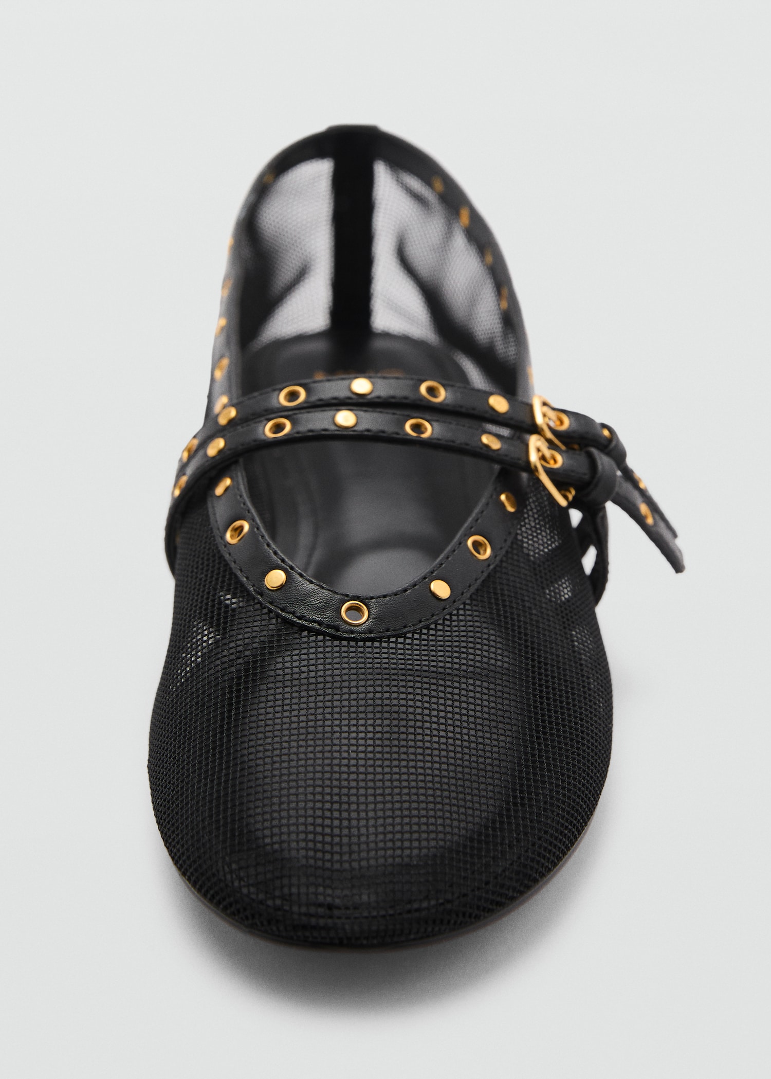 Mesh ballet flats with die-cut details - Details of the article 3