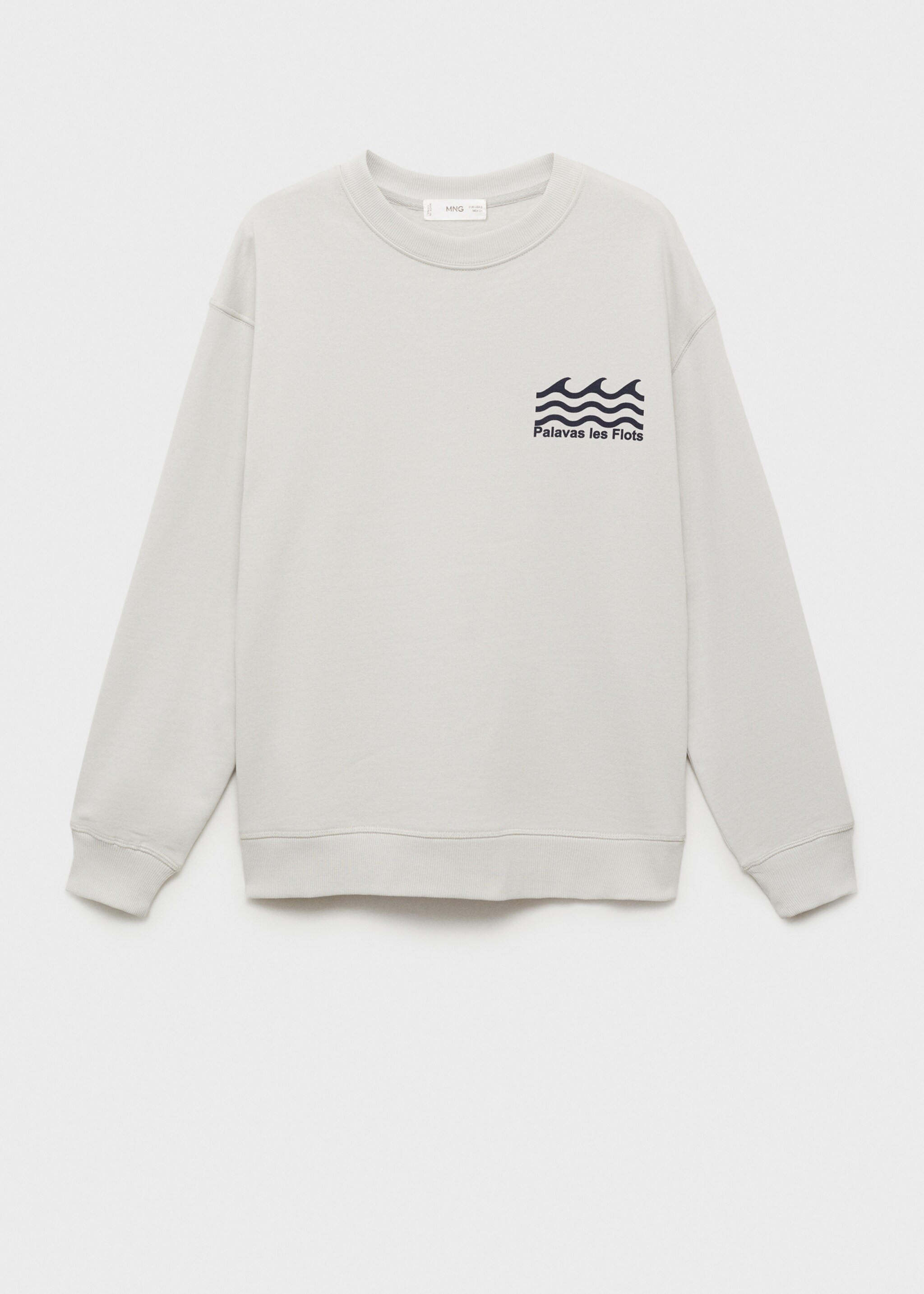 Printed cotton sweatshirt - Article without model