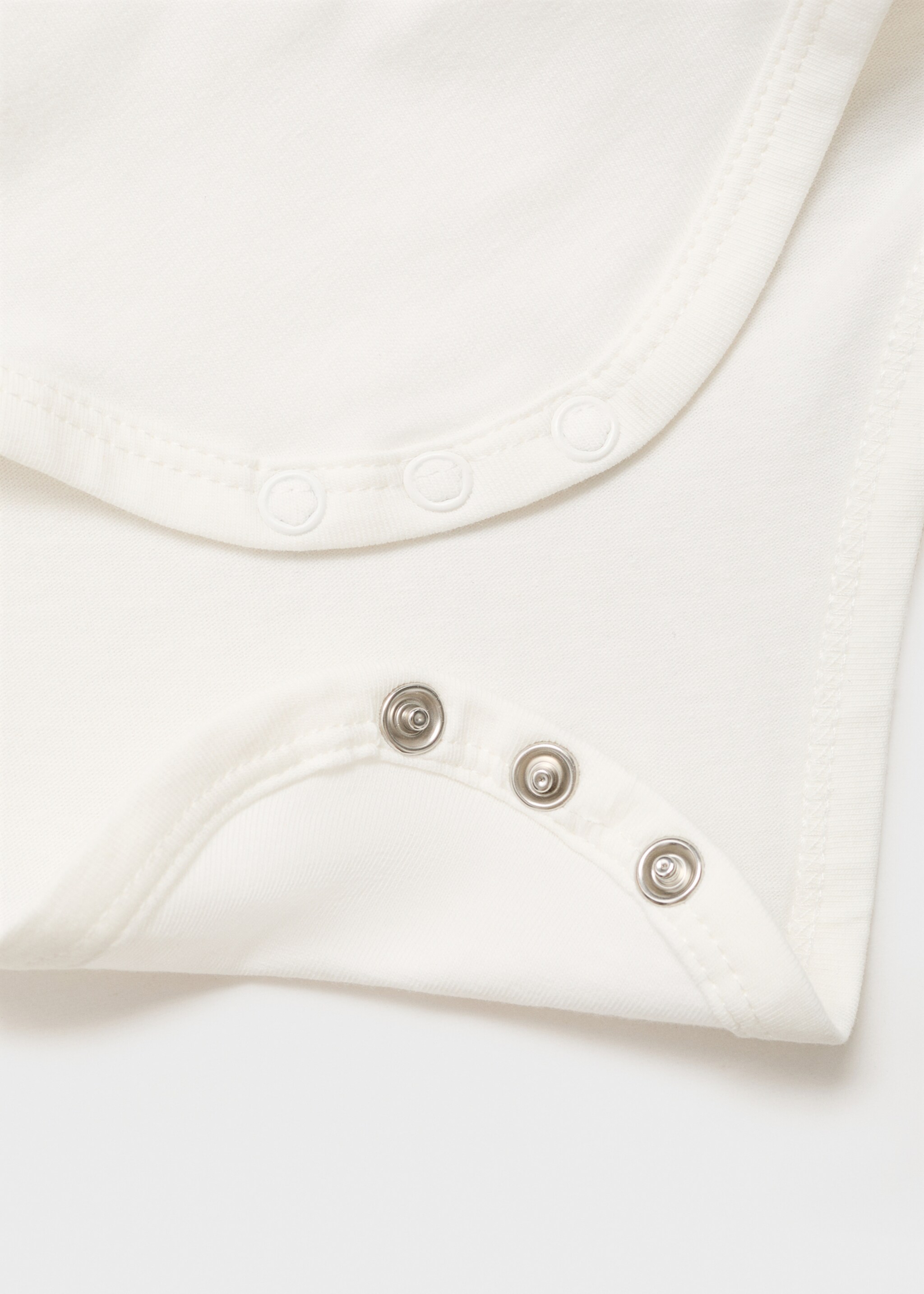 Cotton bodysuit with Peter Pan collar - Details of the article 0