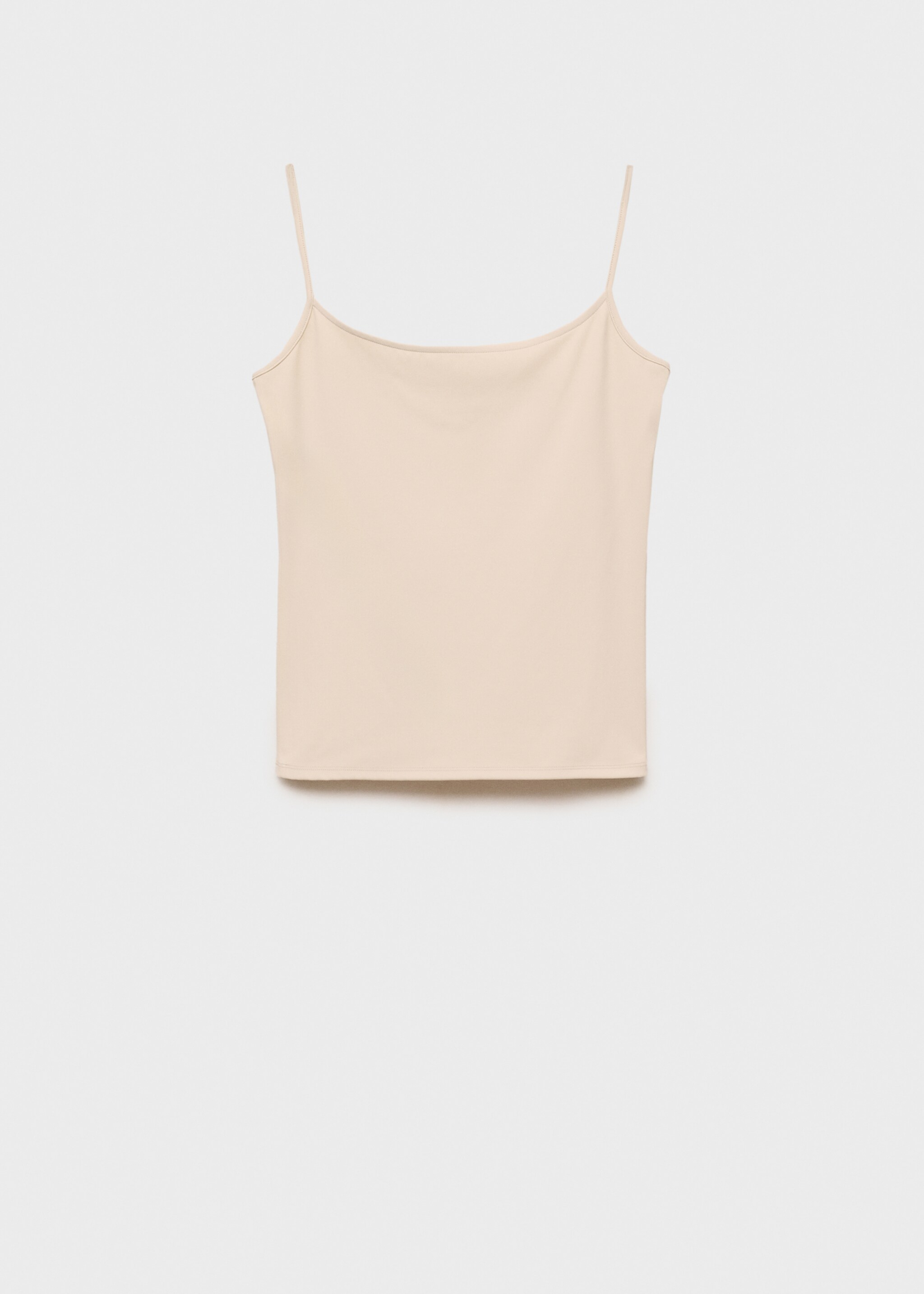 Fitted top with thin straps - Article without model