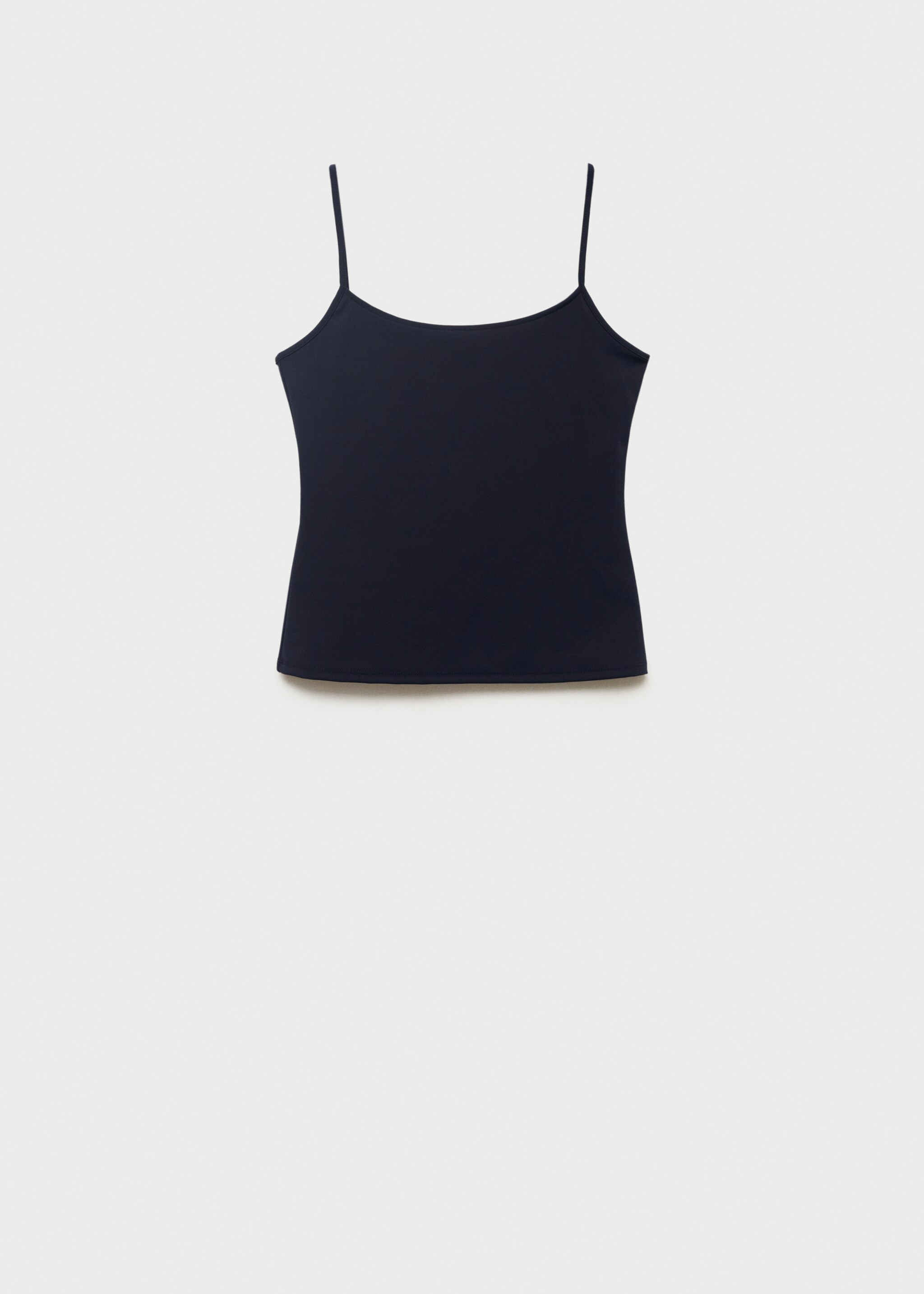 Fitted top with thin straps - Article without model