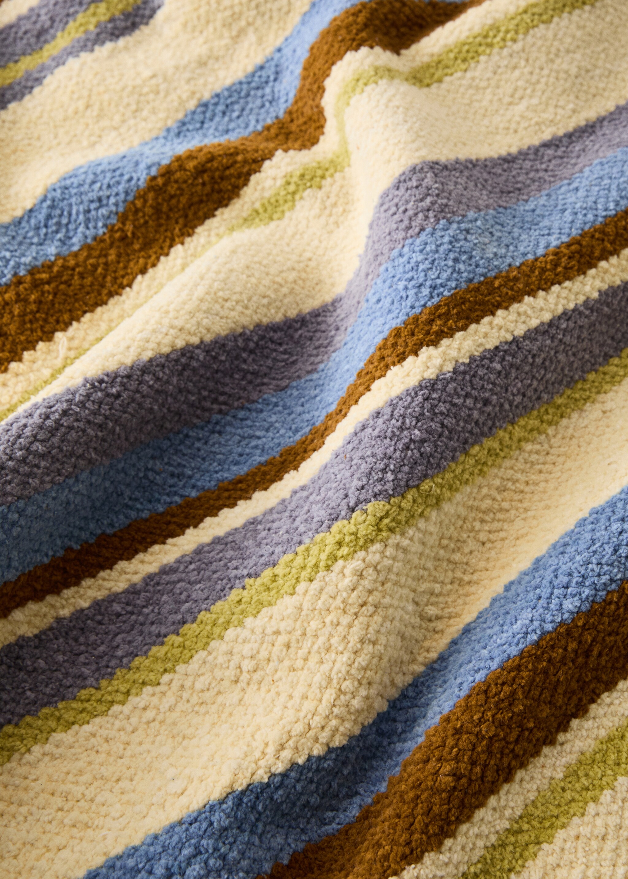 Children’s cotton rug with coloured stripes - Details of the article 3