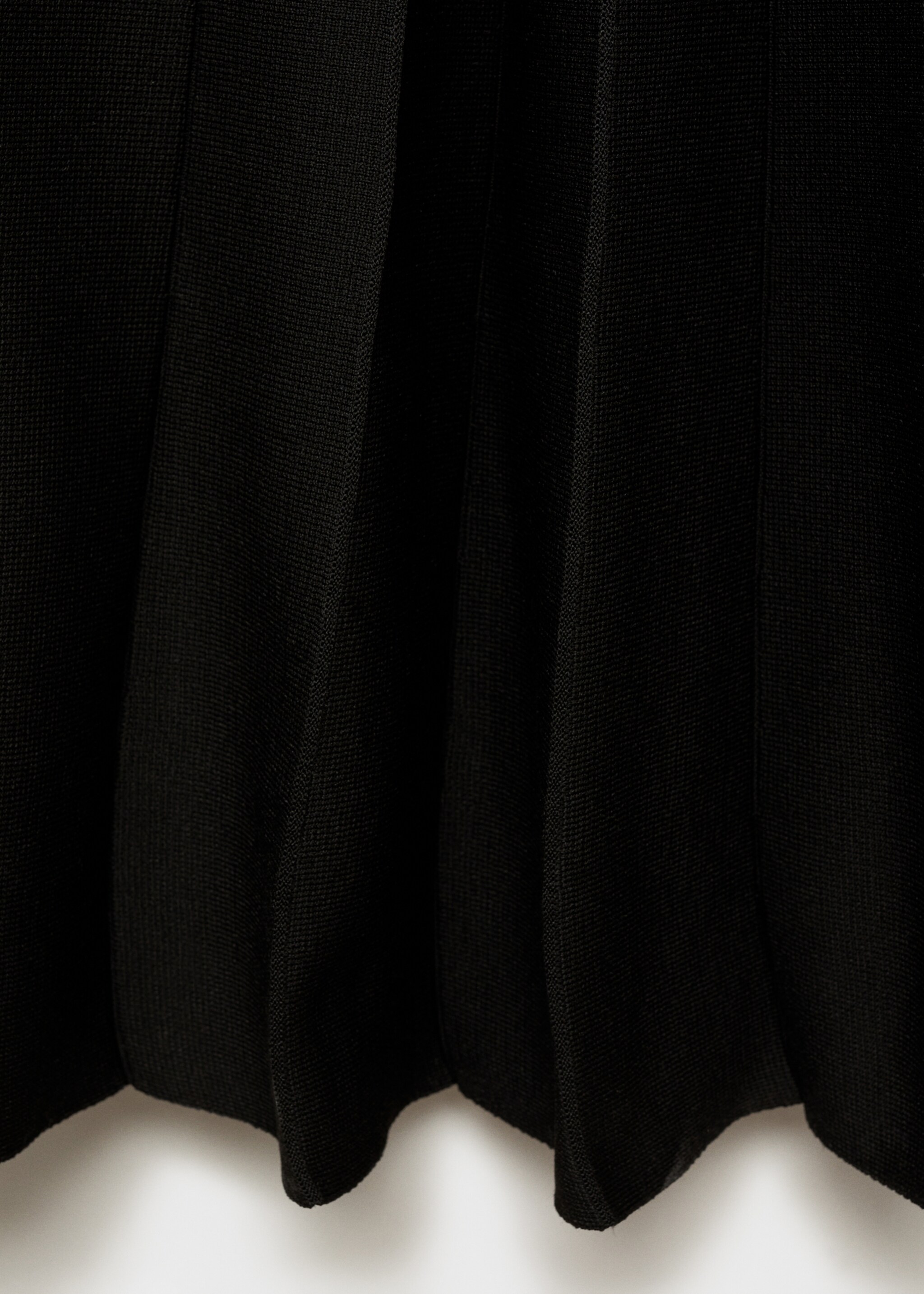 Strapless flared knitted dress - Details of the article 0