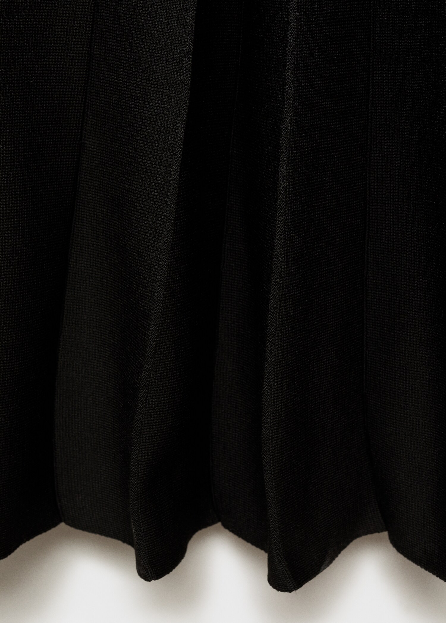 Schulterfreies A-Linien-Strickkleid - Detail des Artikels 0