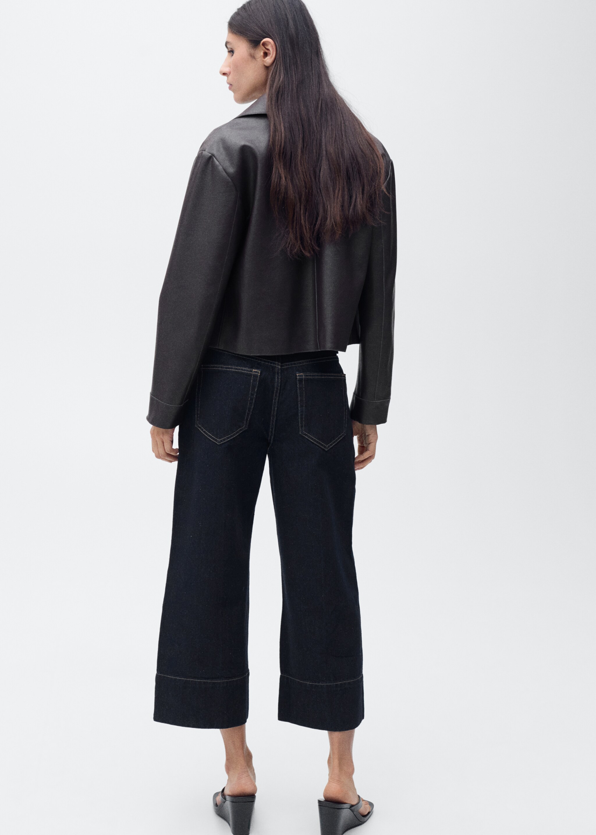 Jean wideleg crop coutures - Verso de l’article