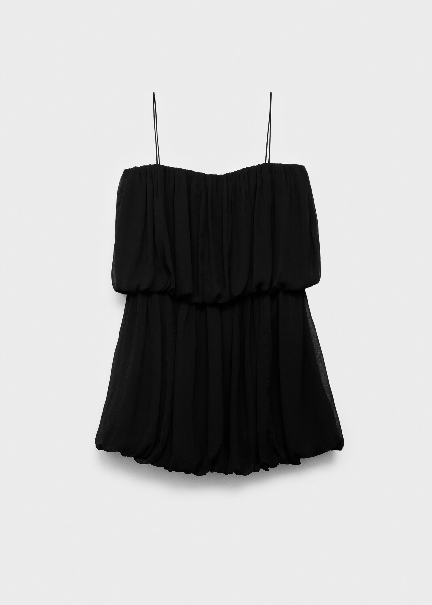 Gathered balloon dress - Article without model