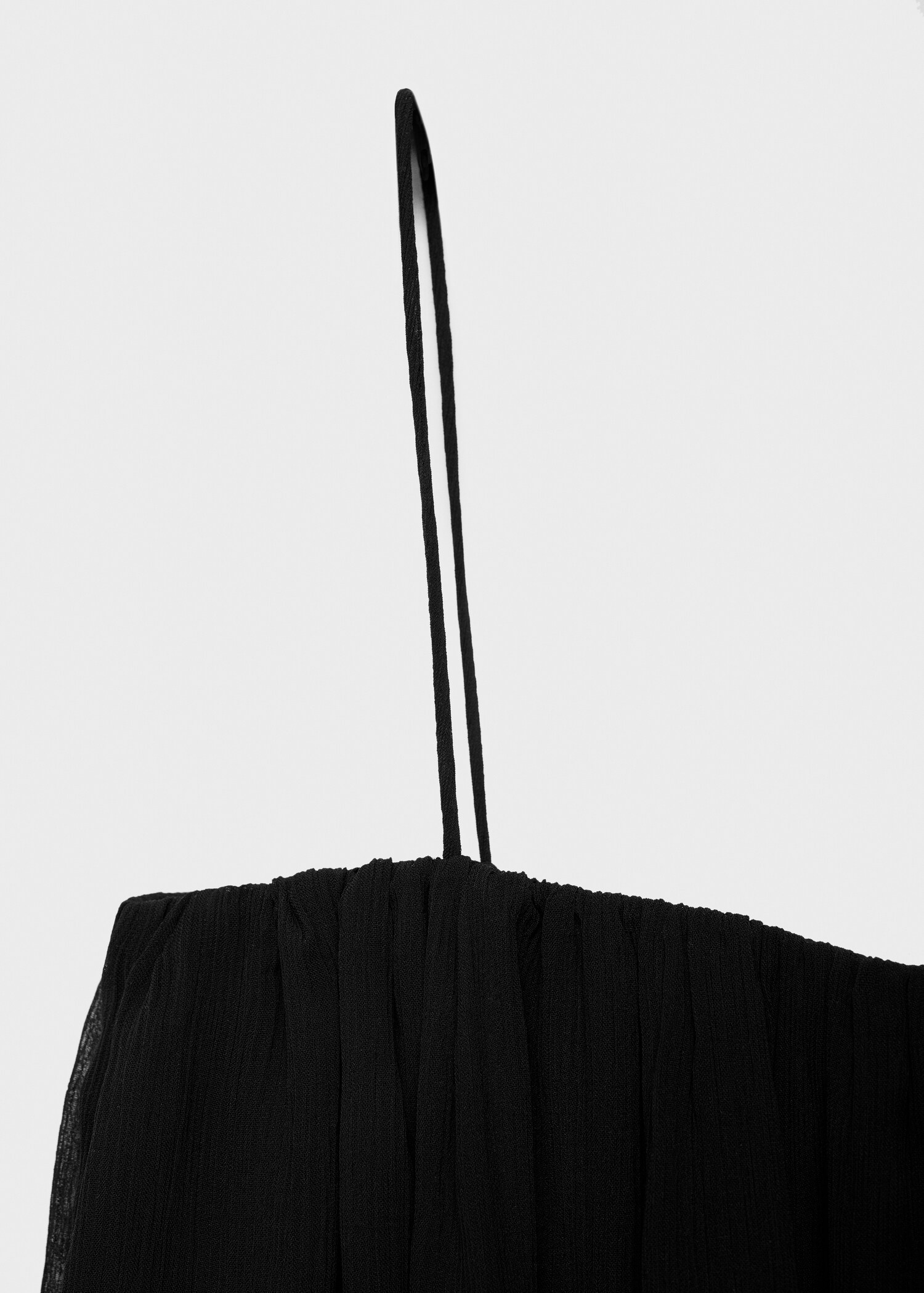 Gathered balloon dress - Details of the article 0