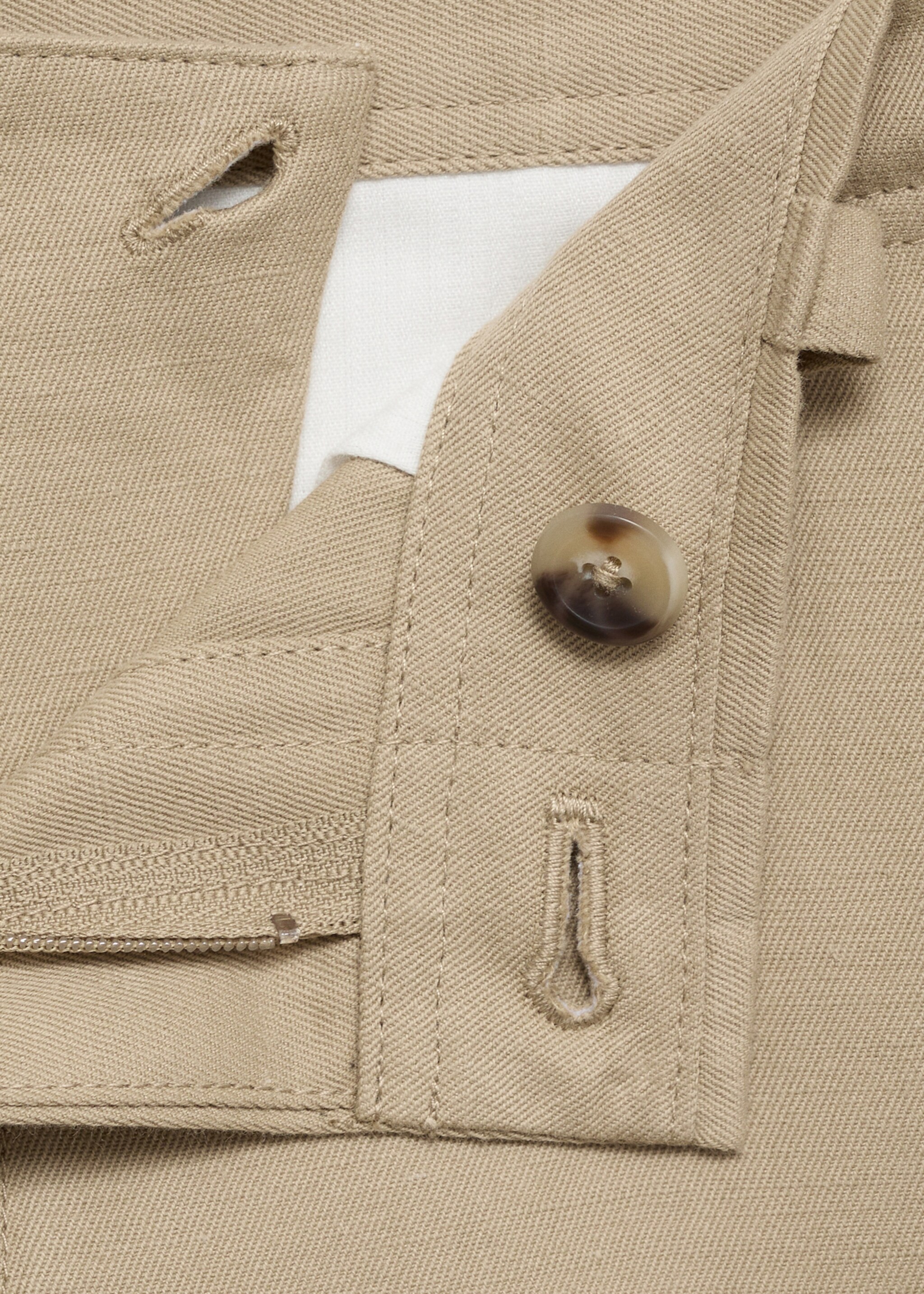 Regular-fit linen trousers - Details of the article 8