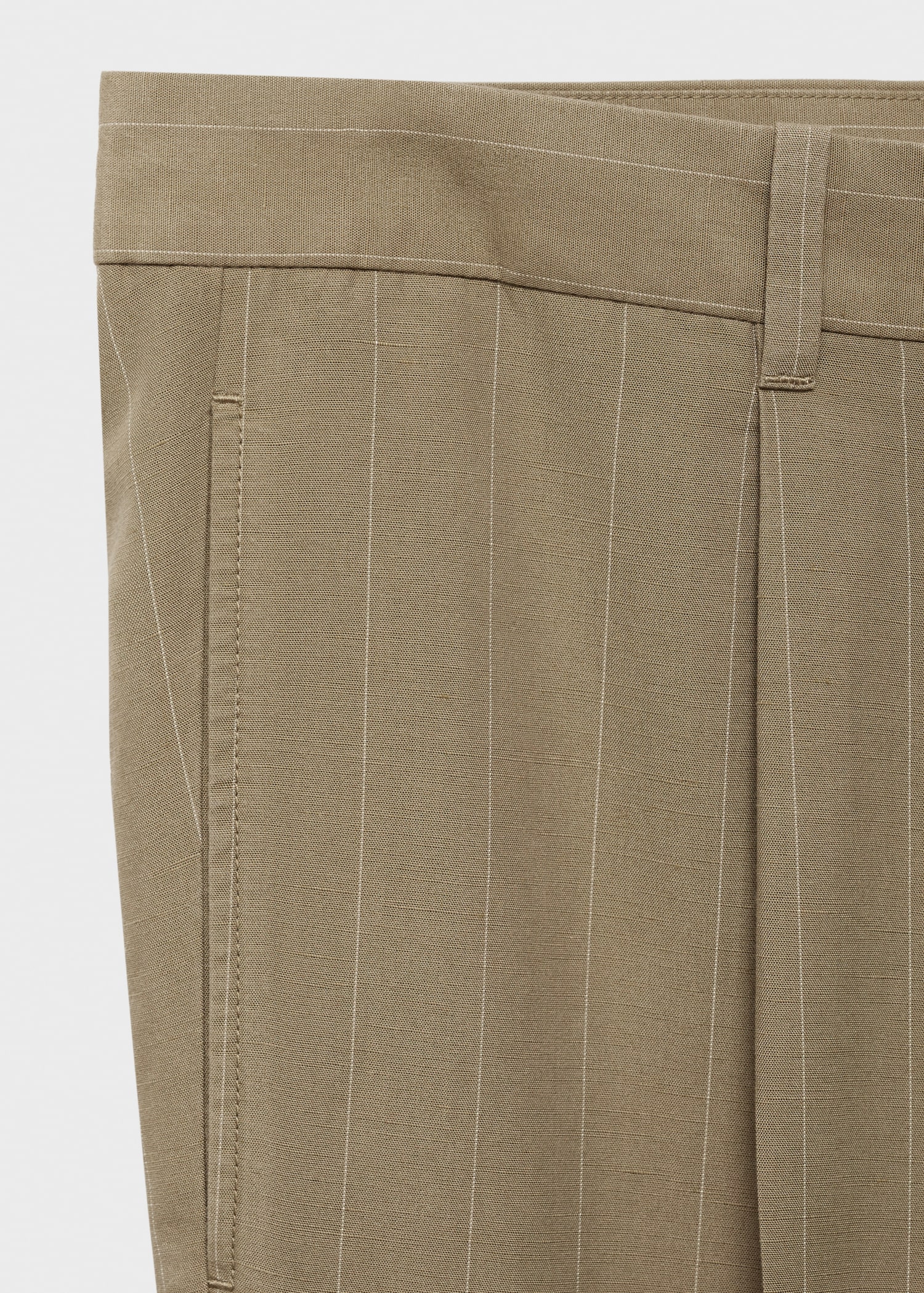 Nadelstreifenhose aus Leinen - Detail des Artikels 0