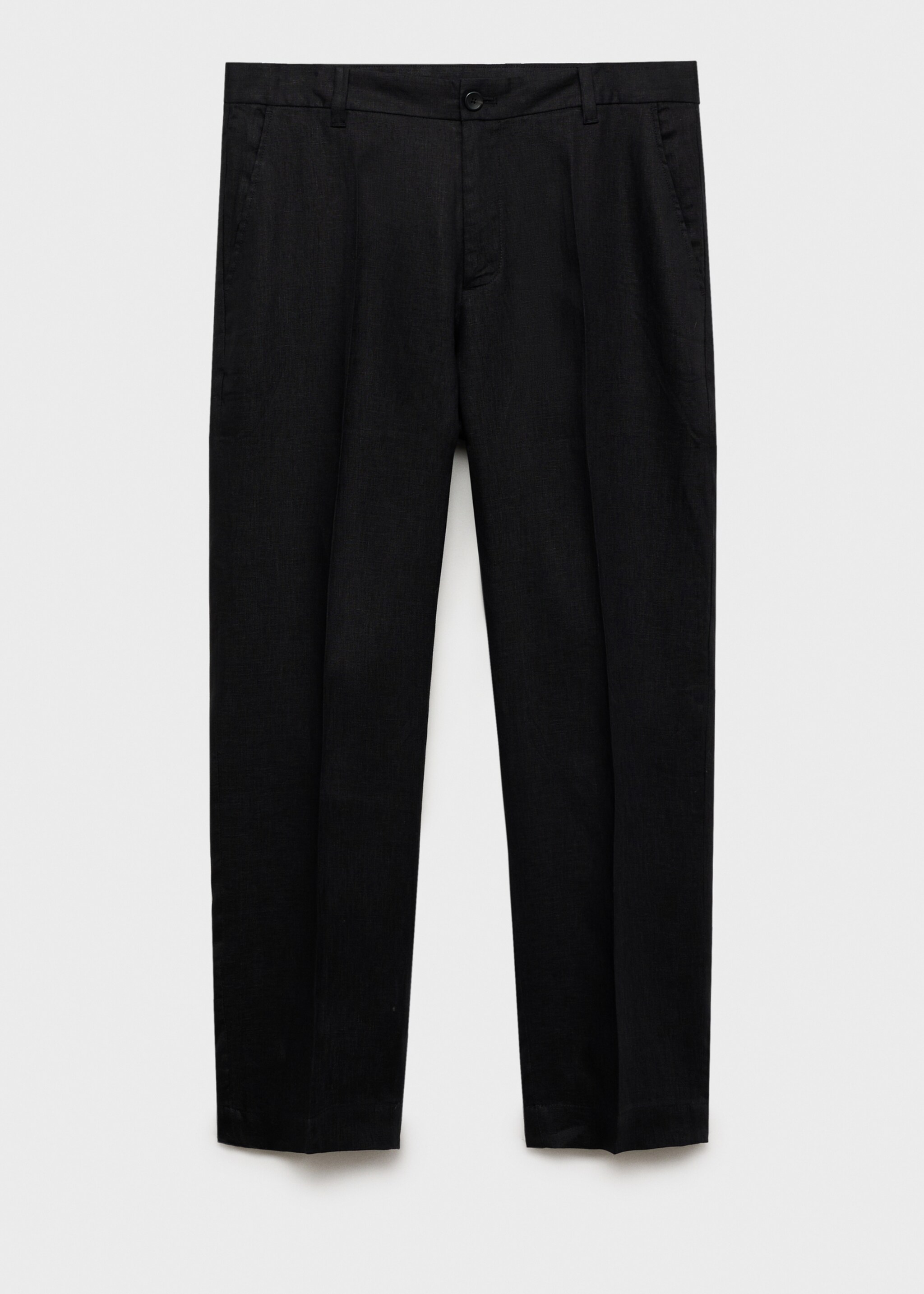 100% linen regular-fit trousers - Article without model