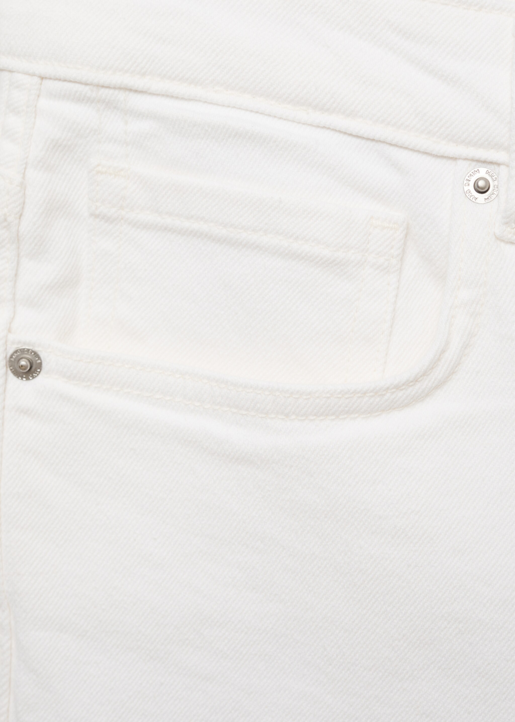 Bermudas vaqueras slim fit - Detalle del artículo 0, Blanco roto. Ref: 87035923-00.