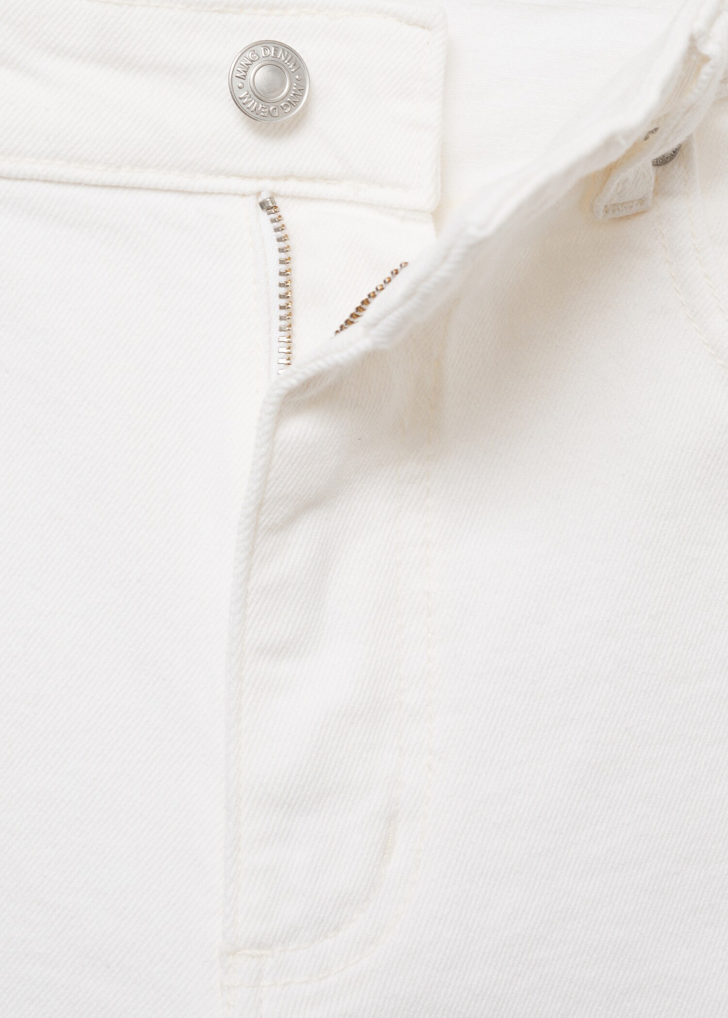 Slim-fit denim bermuda shorts - Details of the article 8