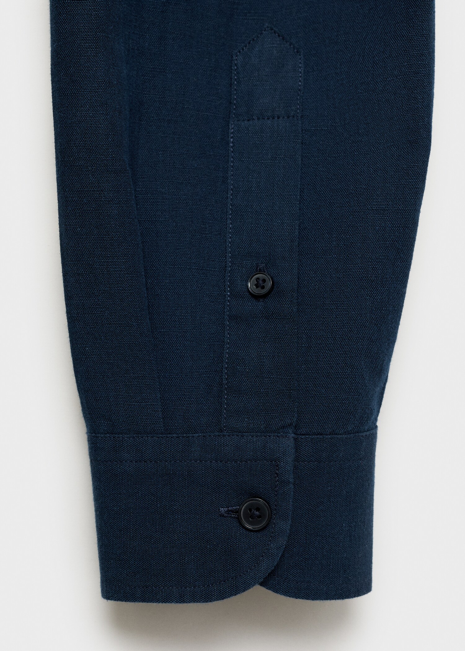 Mao collar linen shirt - Details of the article 0