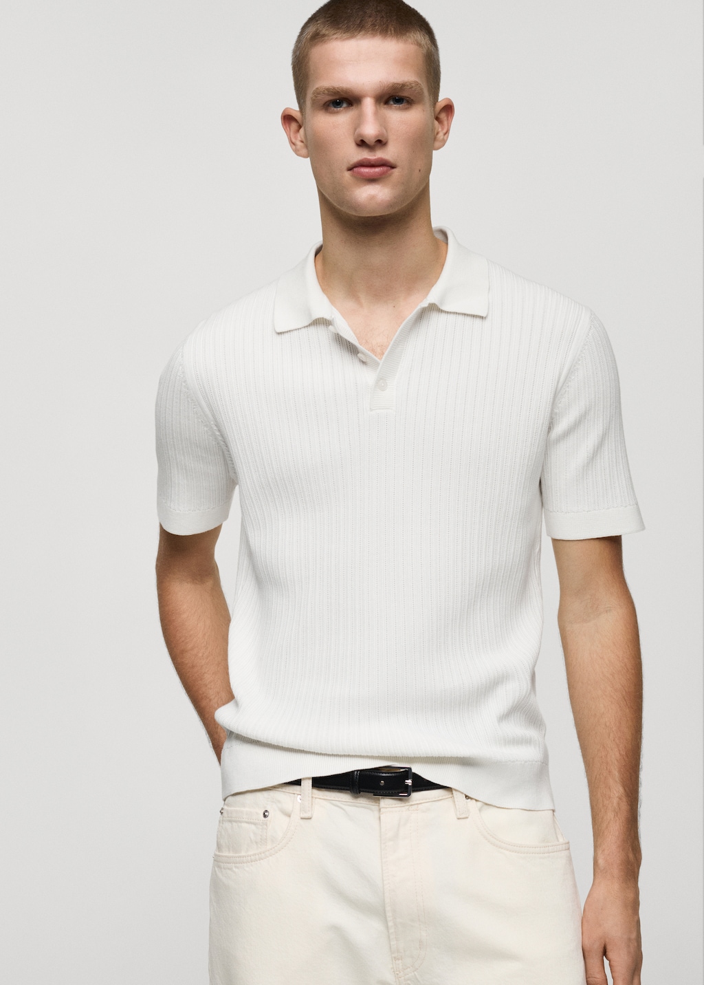 100% cotton fine-knit polo shirt - Men | MANGO USA 100% cotton fine-knit polo shirt - Men | MANGO USA
