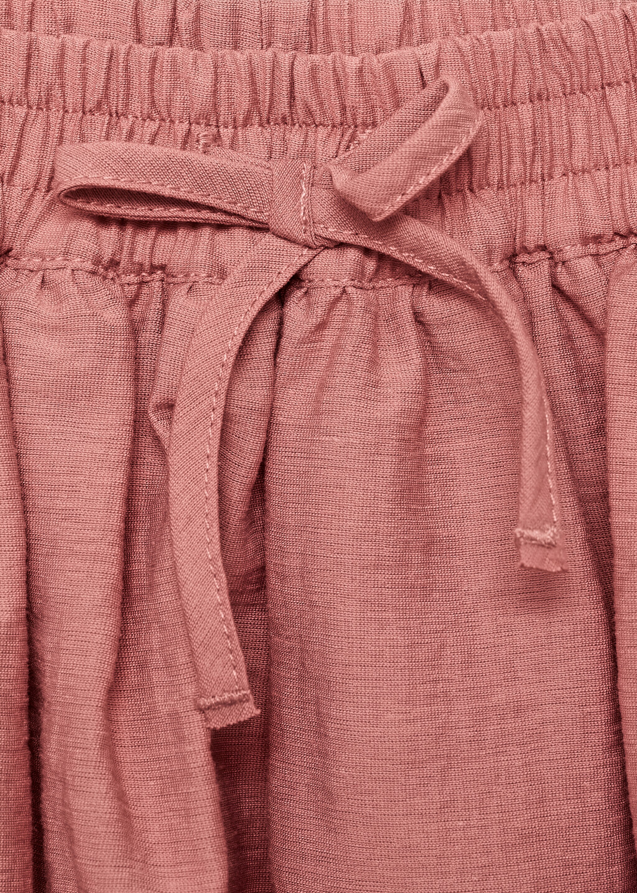 Linen skirt with elastic waist - Details of the article 8