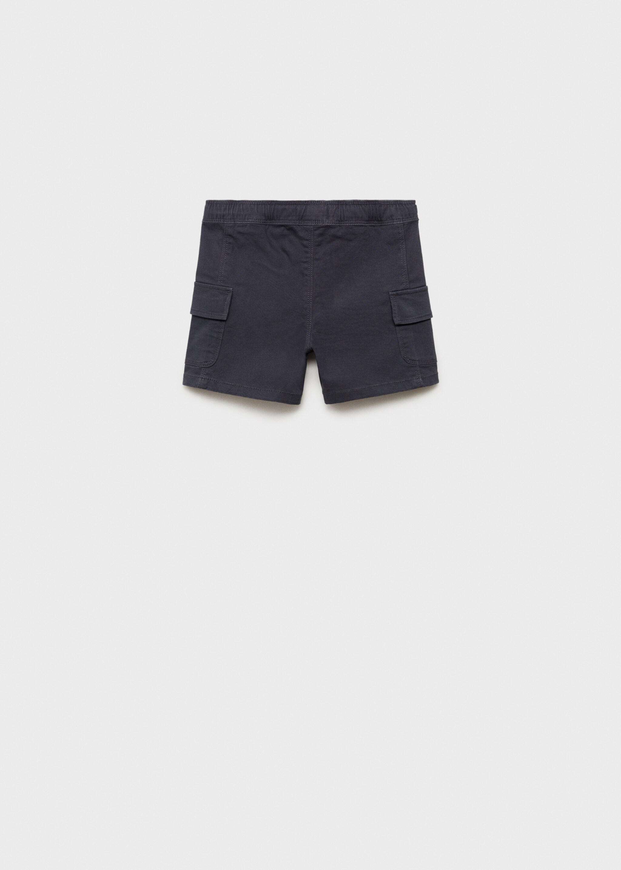 Drawstring cargo Bermuda shorts - Reverse of the article