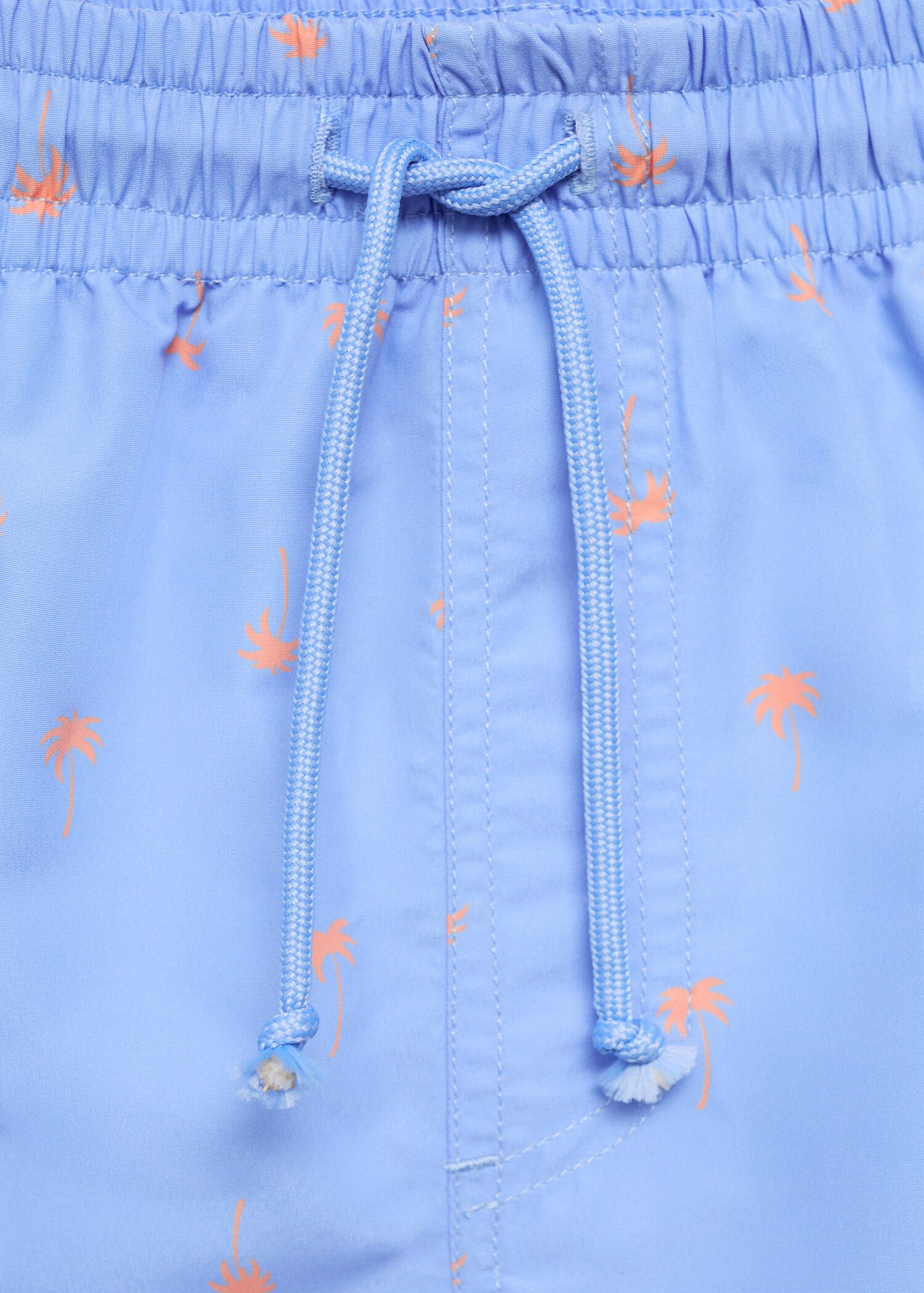 Palm trees print swimsuit trunks - Details of the article 8