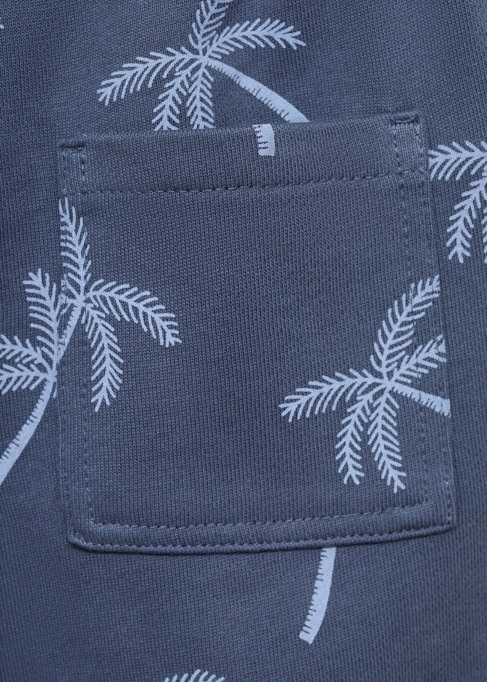 Printed cotton Bermuda shorts - Details of the article 0