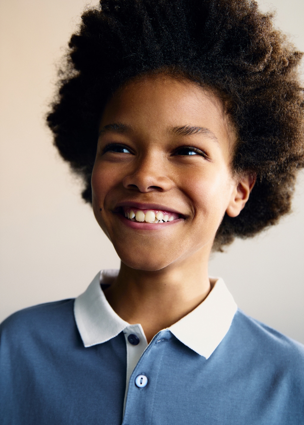 Striped cotton polo shirt