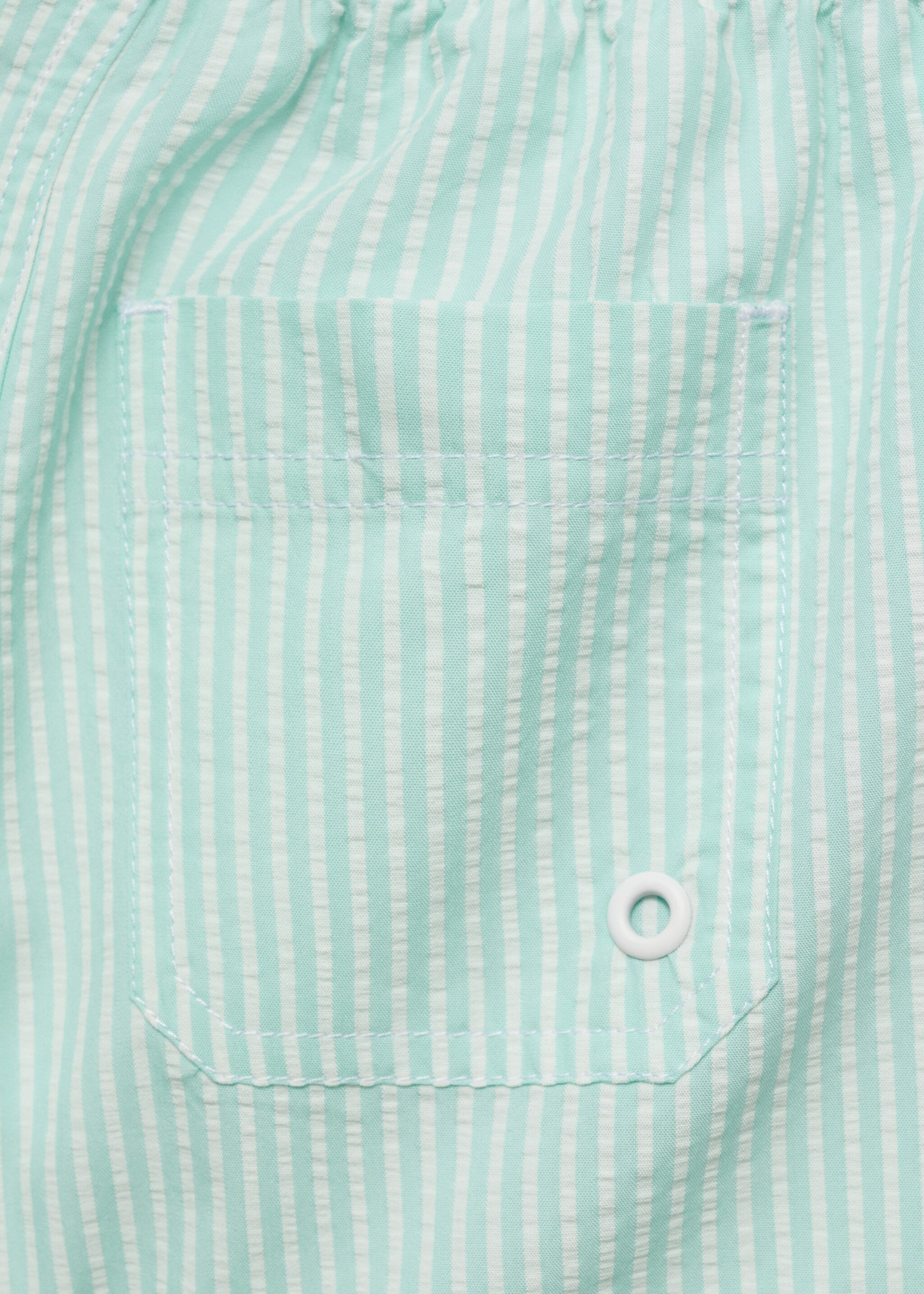 Striped drawstring swimsuit - Details of the article 0