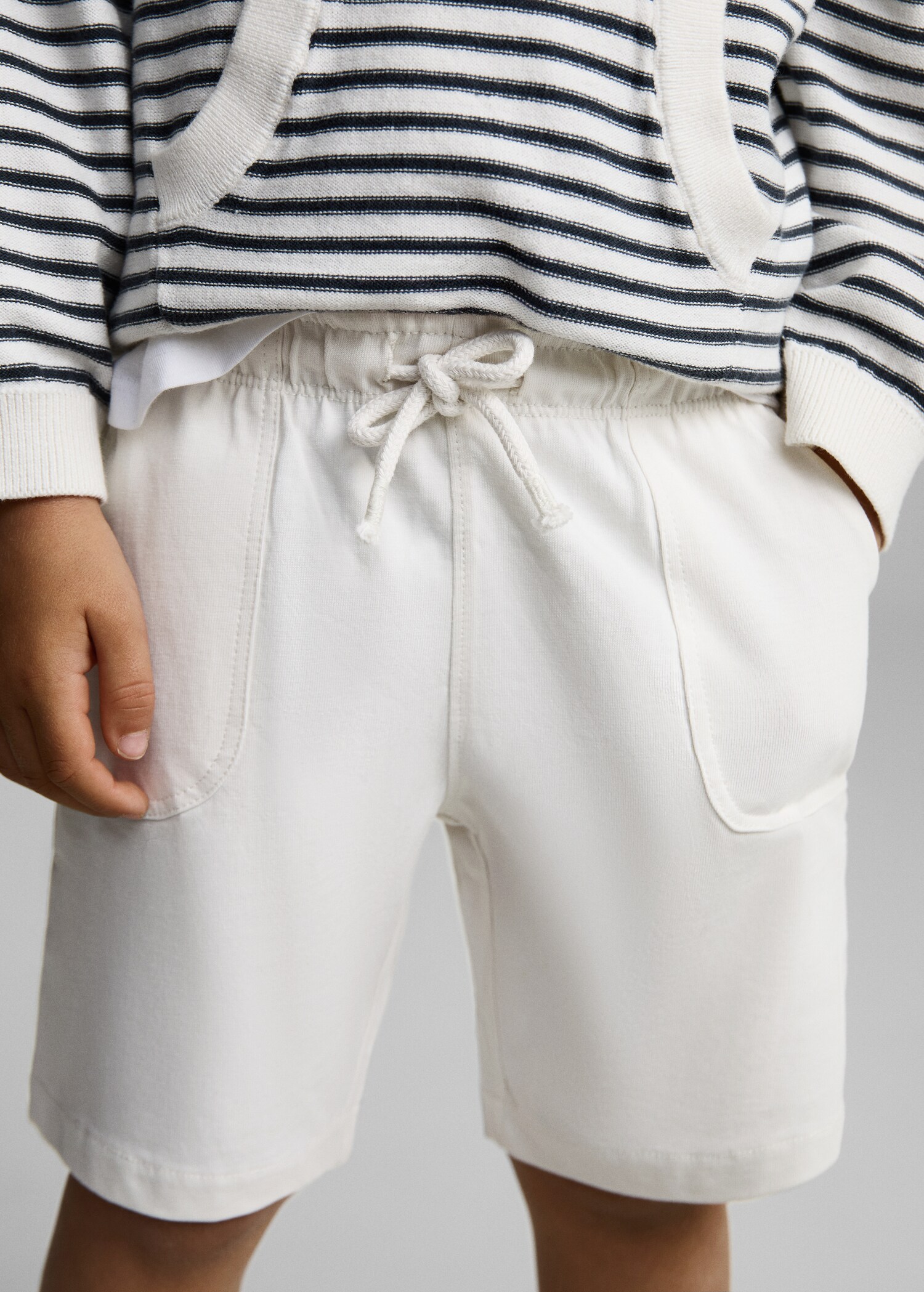 Bermudas algodón cordón - Plano medio