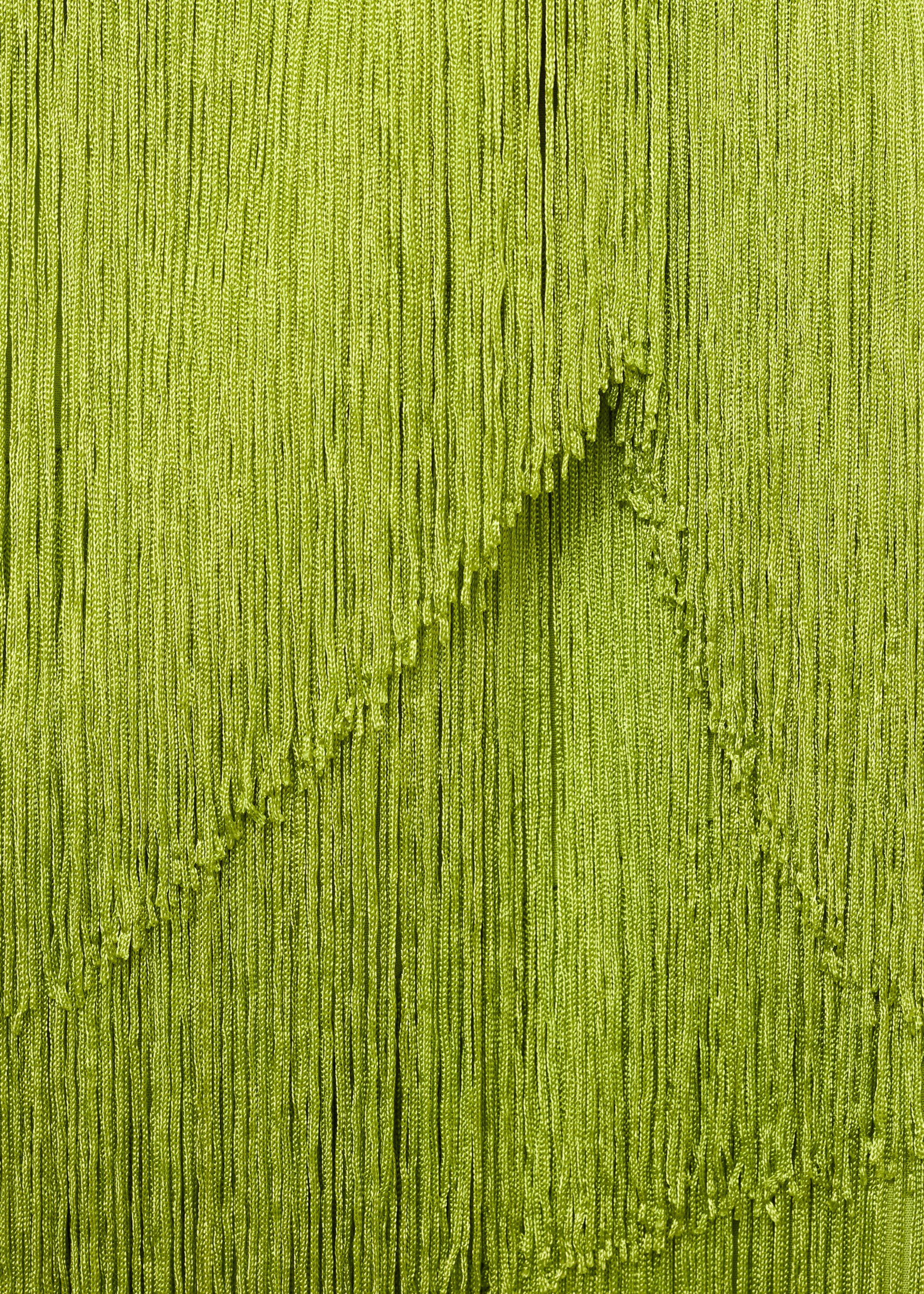 Asymmetrisches Midikleid mit Fransen - Detail des Artikels 0