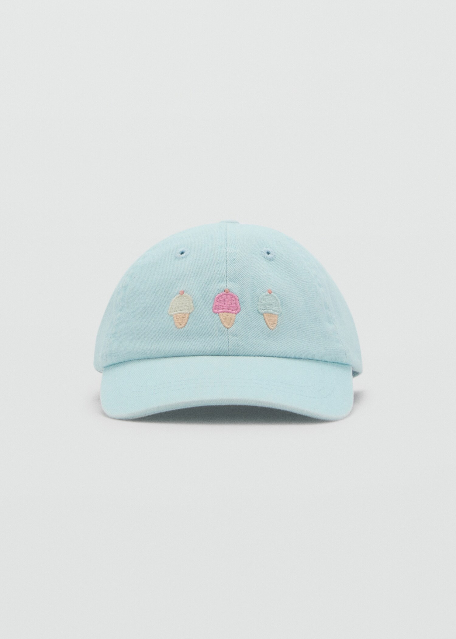 Embroidered detail cap - Medium plane