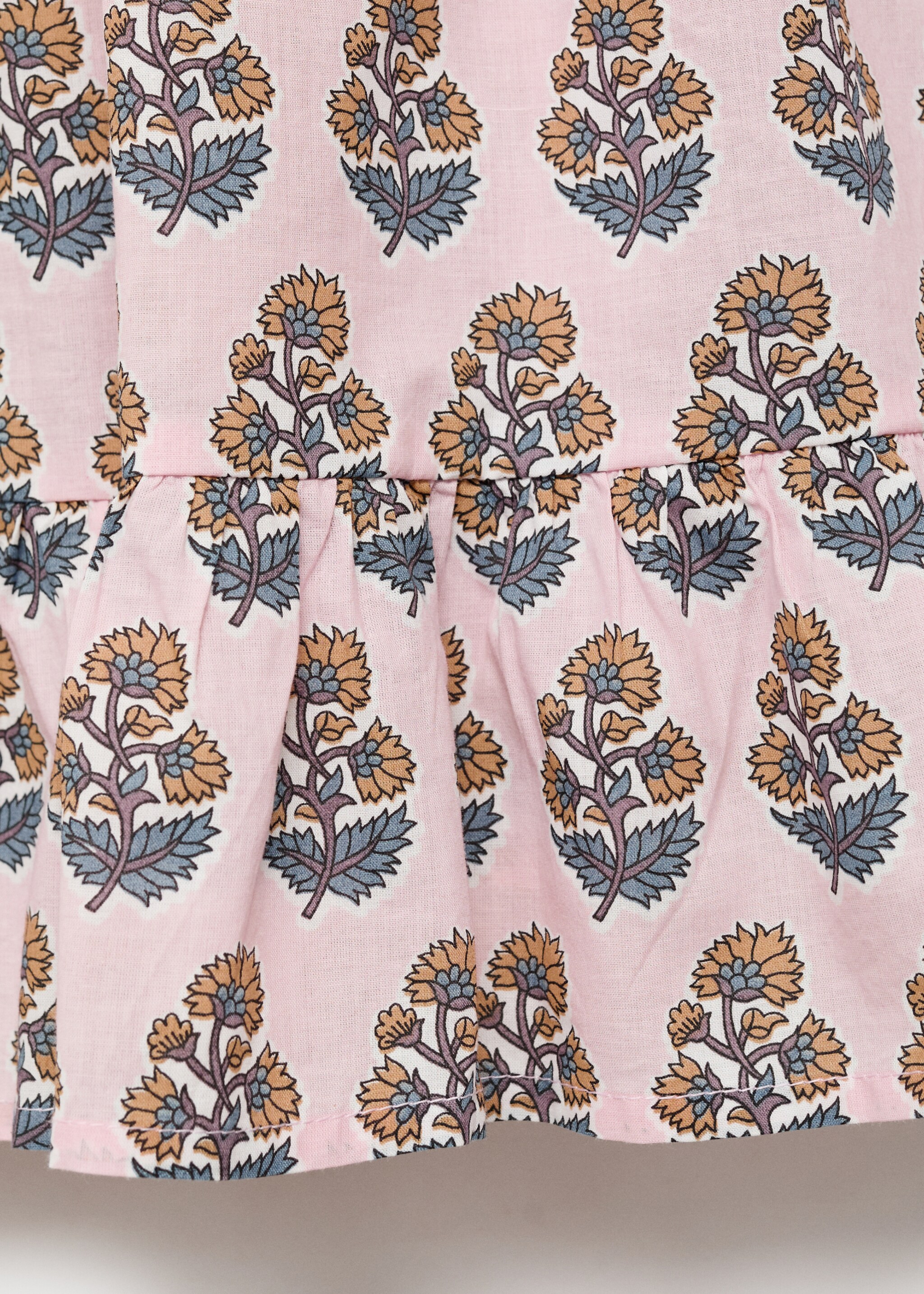Flowers cotton dress - Details of the article 0