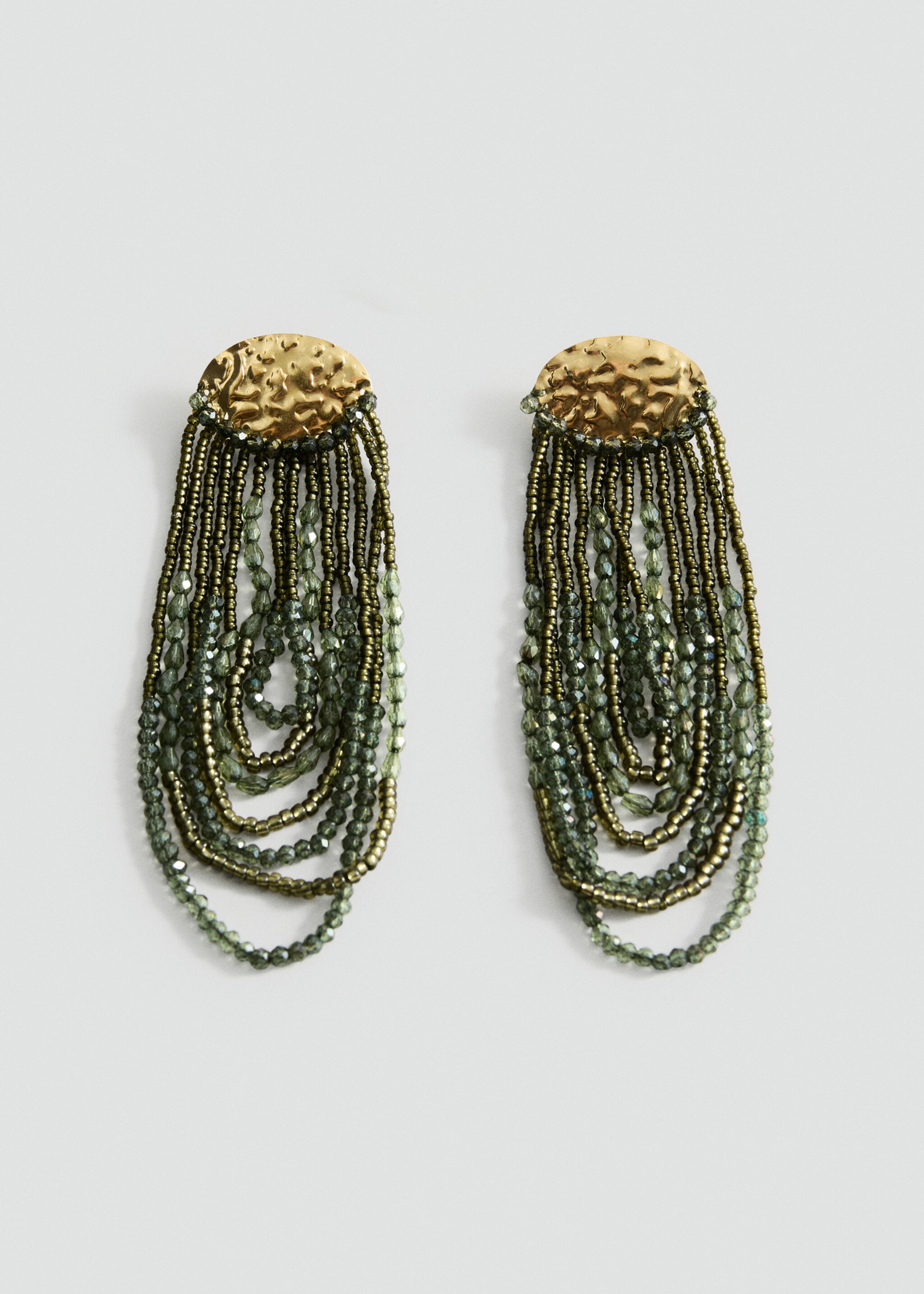 Boucles d'oreilles combinées cascade cristaux - Article sans modèle