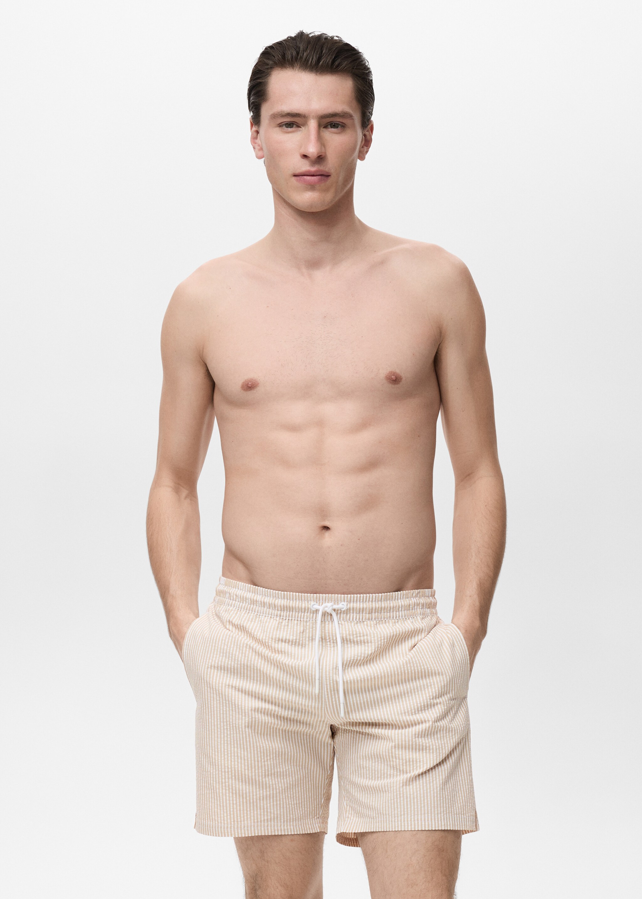 Maillot de bain effet seersucker - Plan moyen